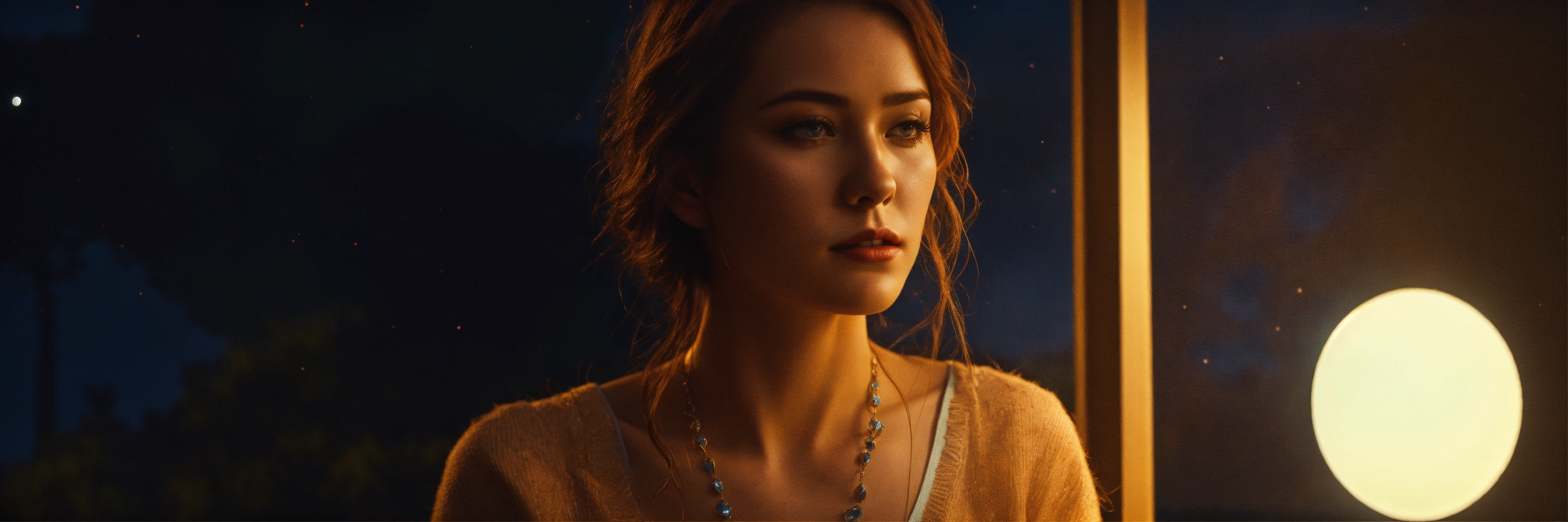 Lexica - Hyper-realistic image of a woman in reflection in high quality ...
