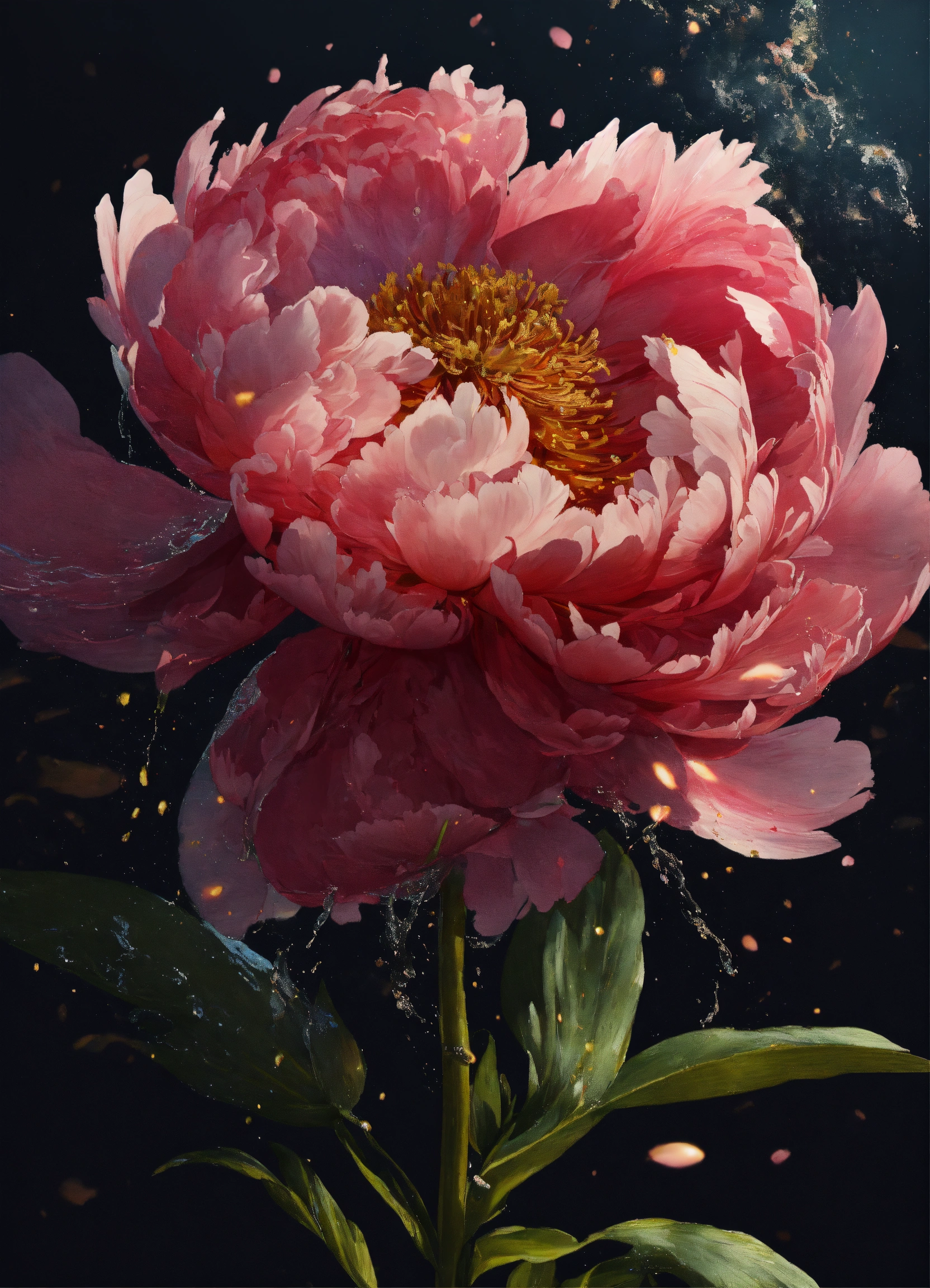 Lexica (a cute peony f), Hyperdetailed Eyes, TeeShirt Design, Line