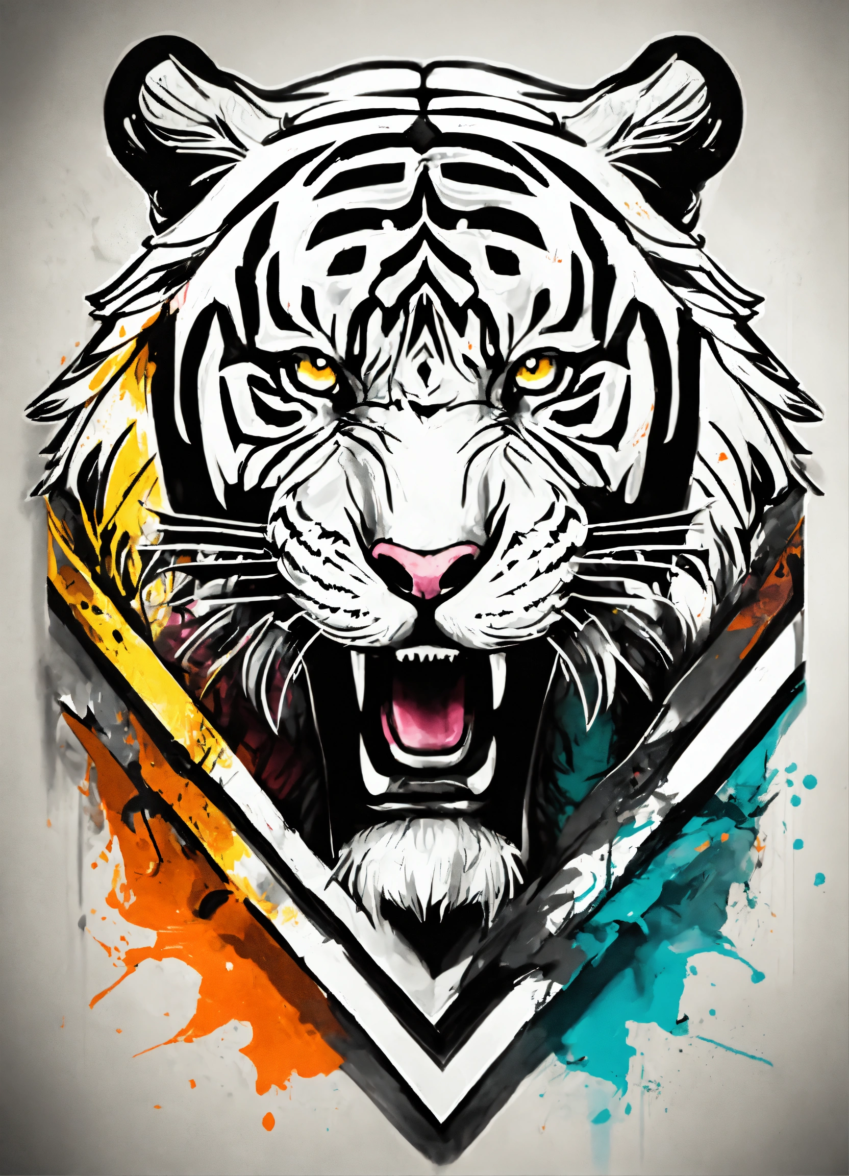 Lexica Sketch tattoo drawing drawing style stylization bright colors