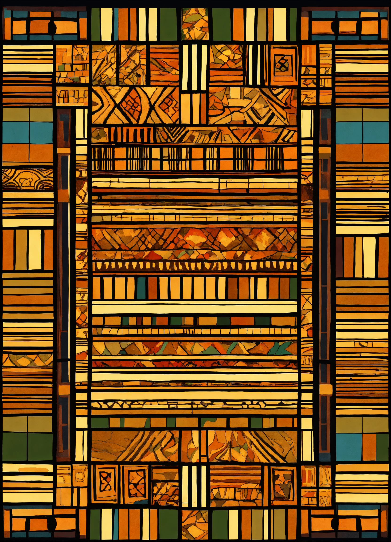 Lexica - Abstract African art pattern