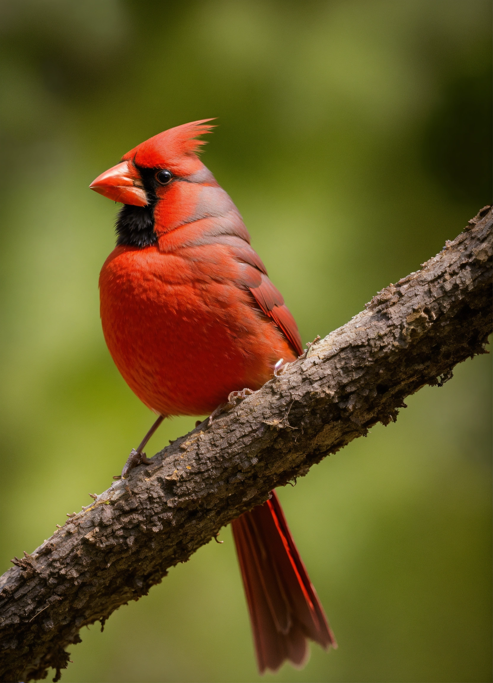 Lexica - Angry cardinal side profile
