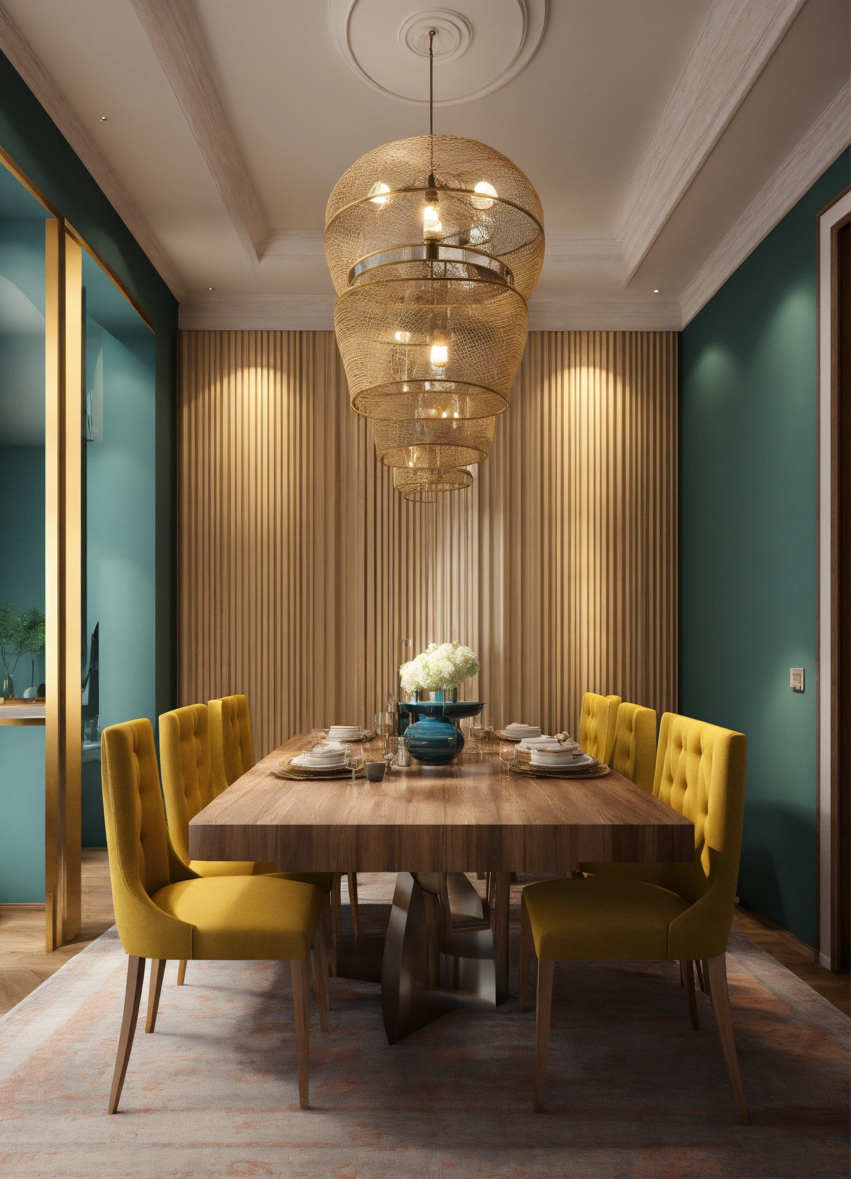 Lexica - Design tAble dining room 3d art