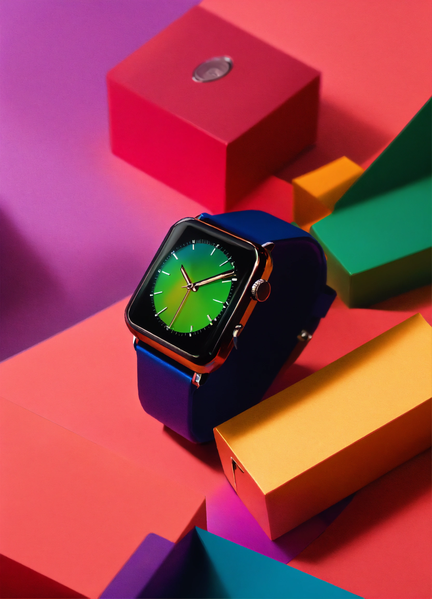 Lexica - Watch box with gradient background