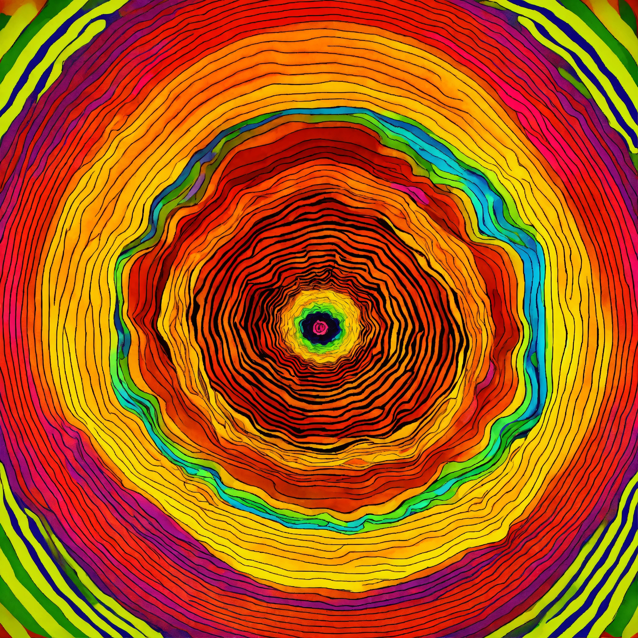 Lexica - Psychedelic colorful hypnosis