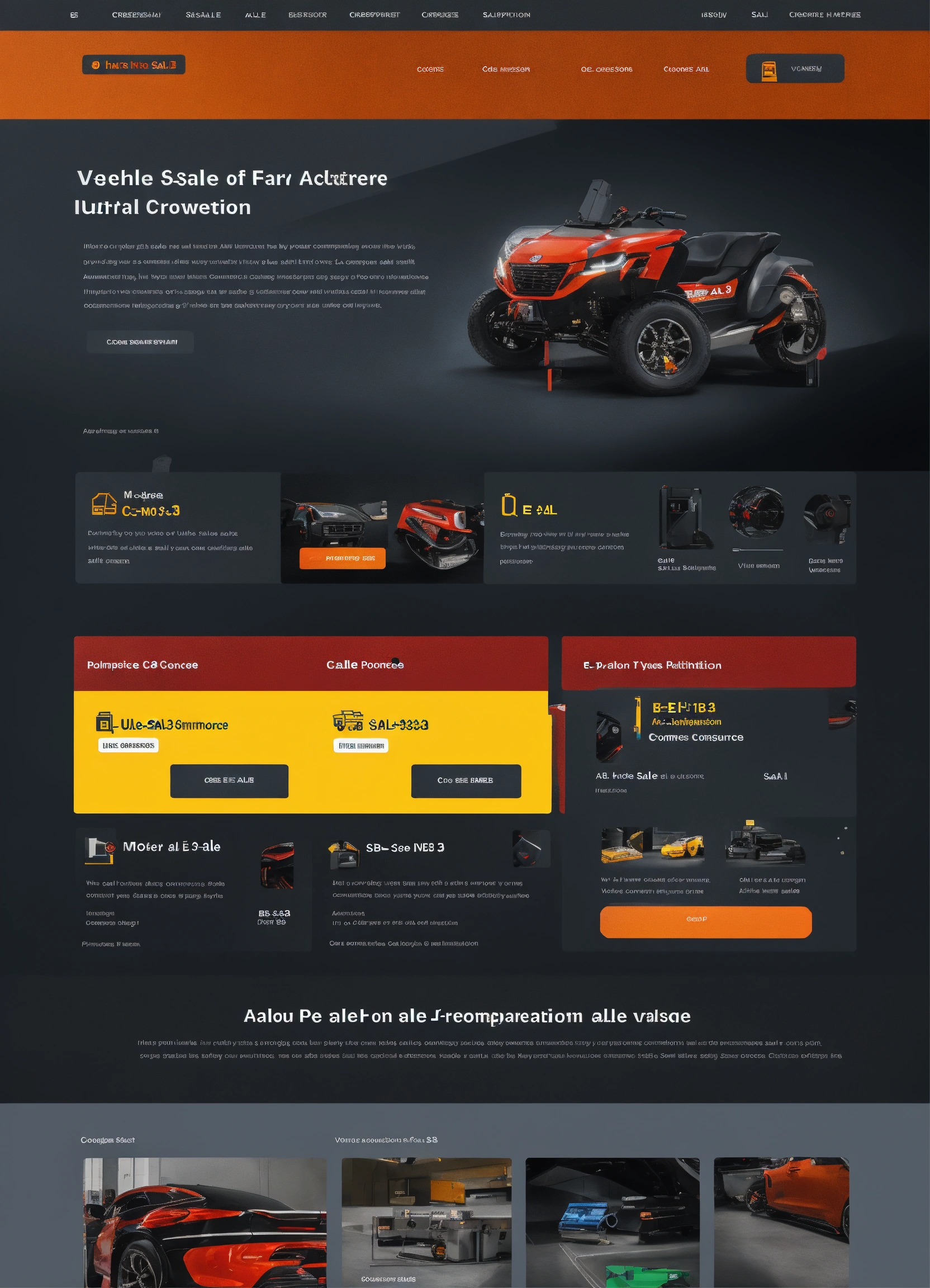 Lexica - Design a UI/UX design of an e-commerce for the sale of vehicle ...