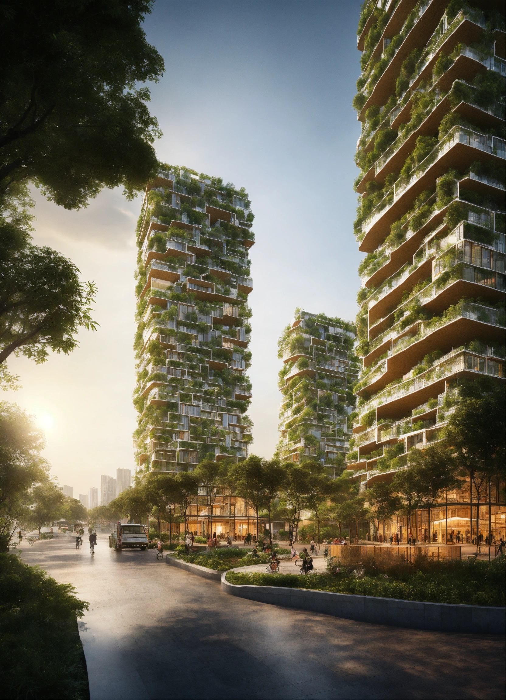 Lexica - Imagine a vision of meta-modern Ho Chi Minh city in 2050 where ...