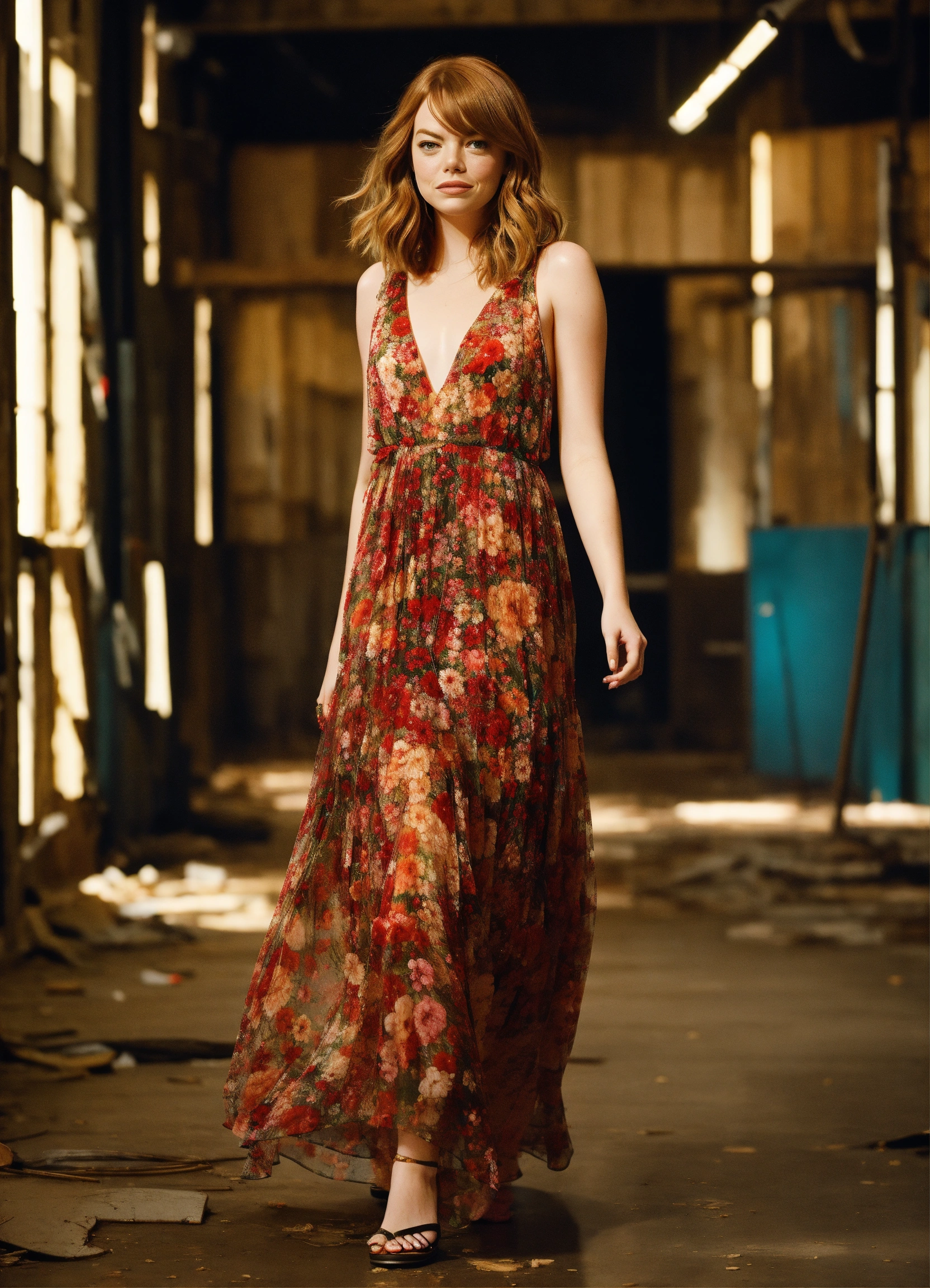 Glamorous floral maxi dress best sale