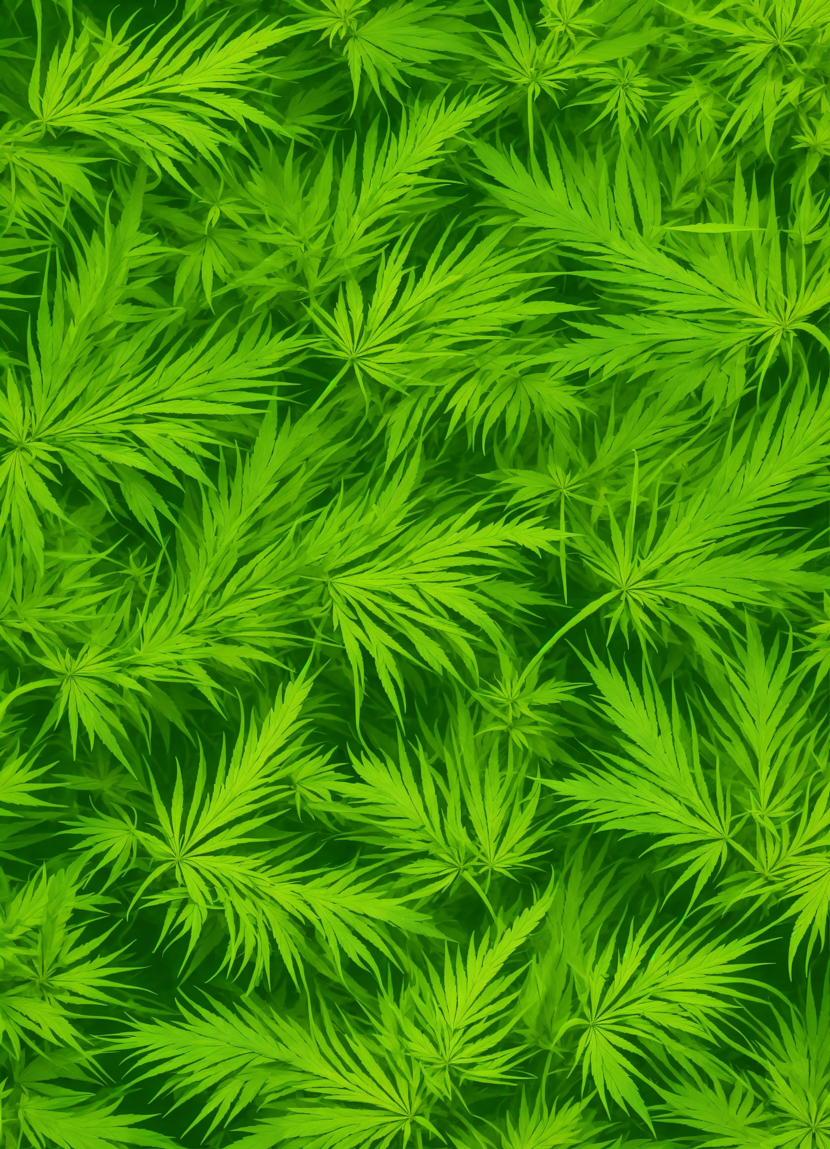 Lexica - Generate green pattern of cannabis flat