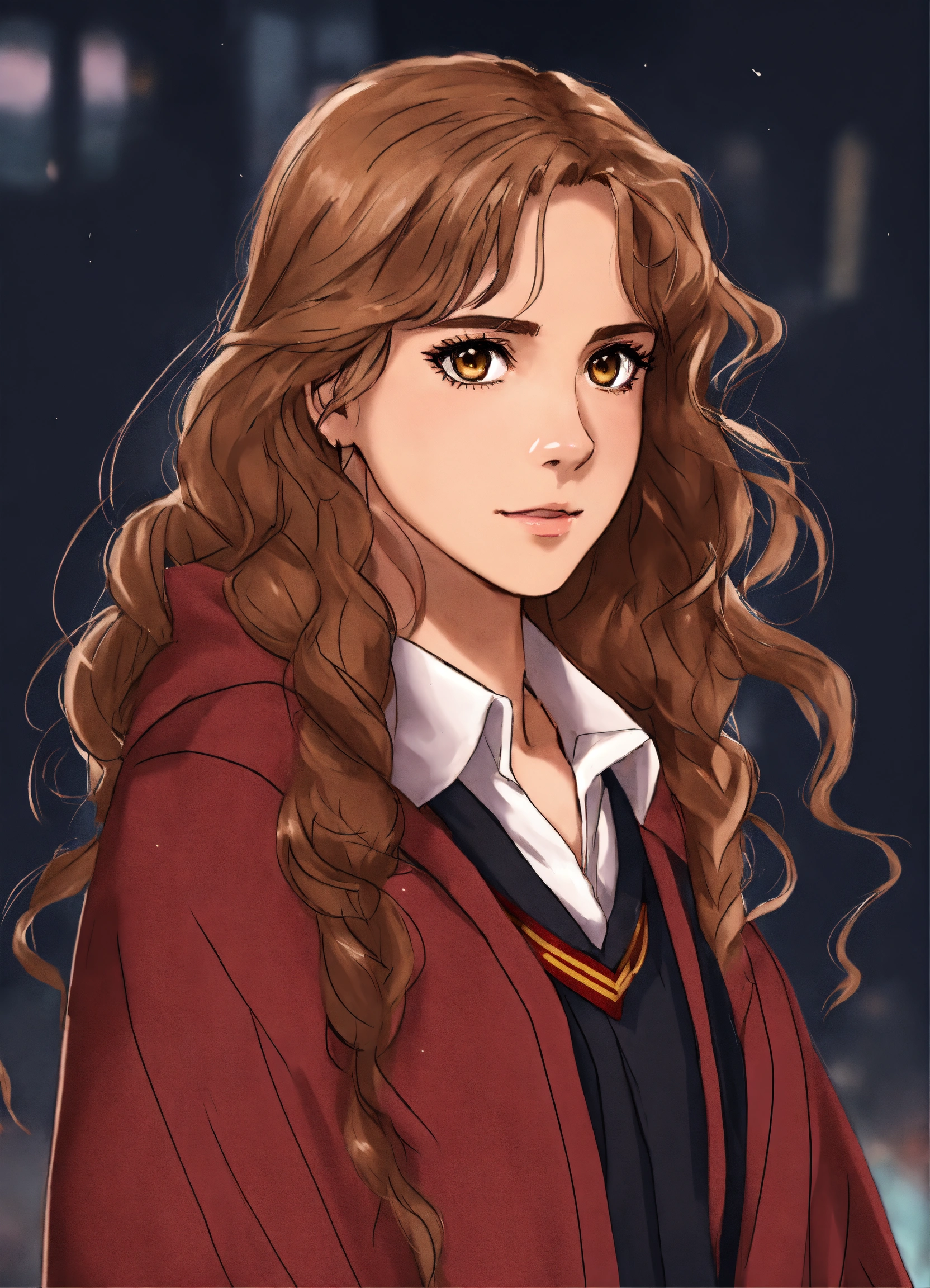 Lexica - Hermione Granger in the Style of Anime. More realism.