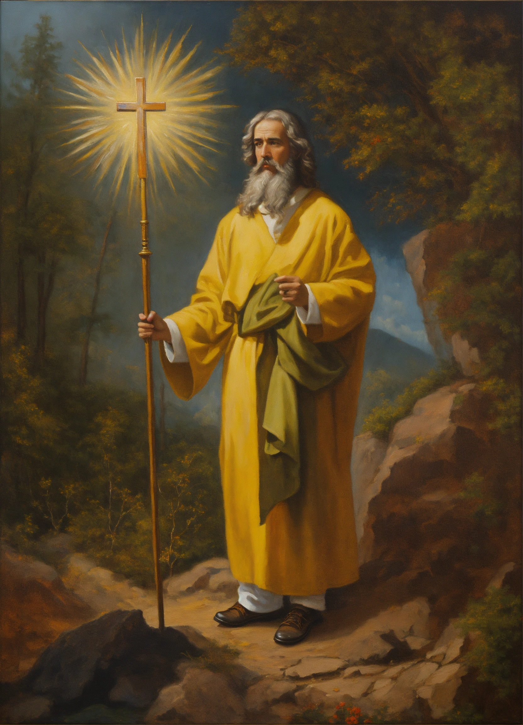 Lexica - Oil painting of a christian fundamentalist's god