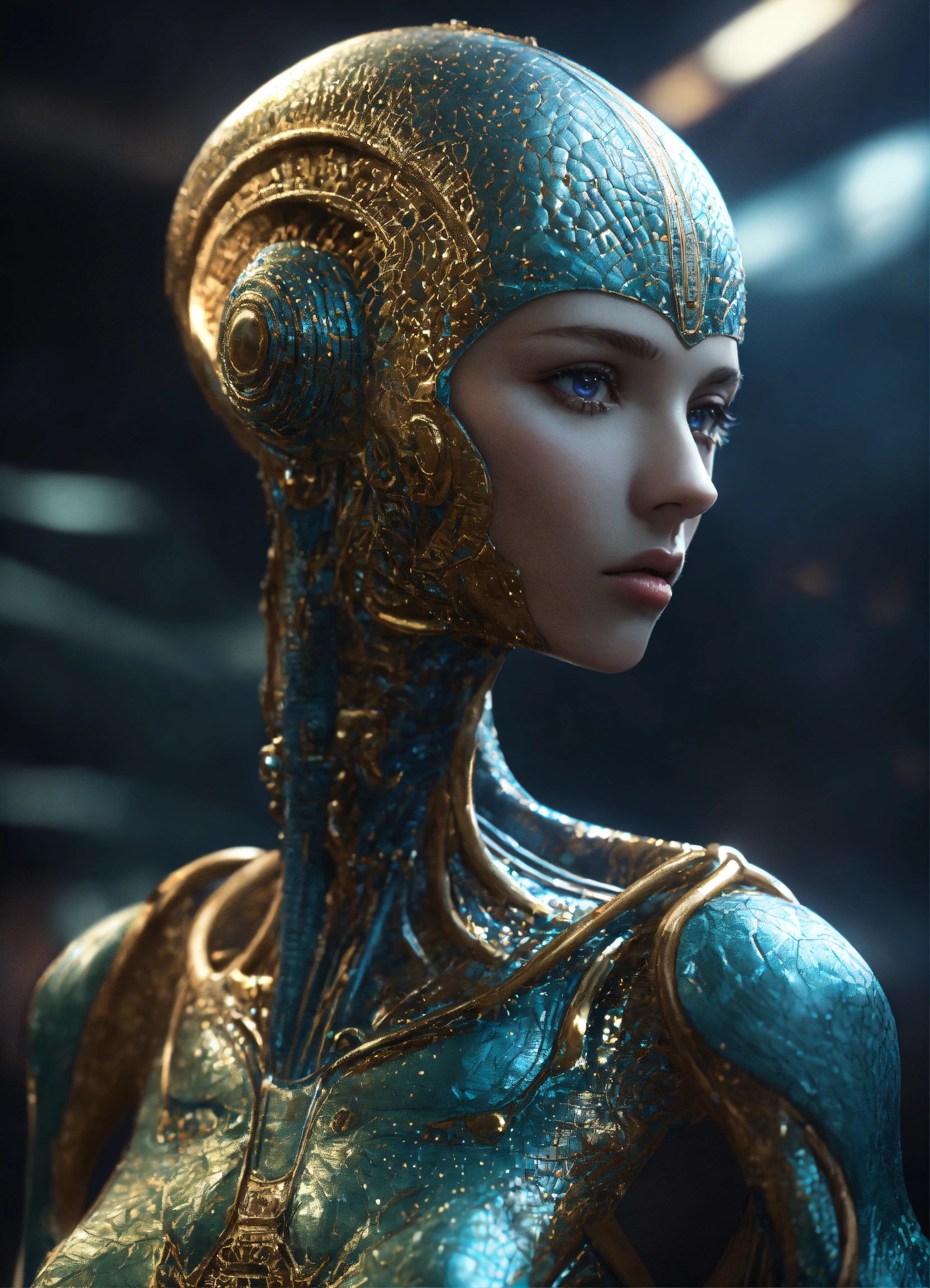 Lexica - Unique, extraterrestrial being,, fully body 4k render ...