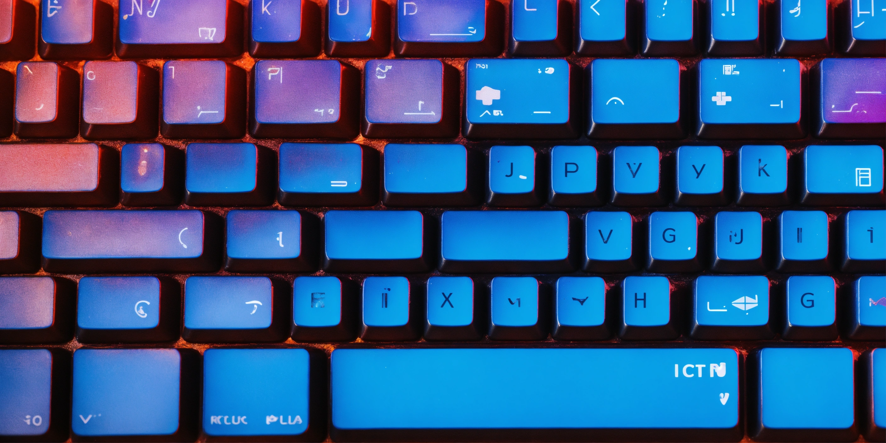 Lexica - Keyboard blue background