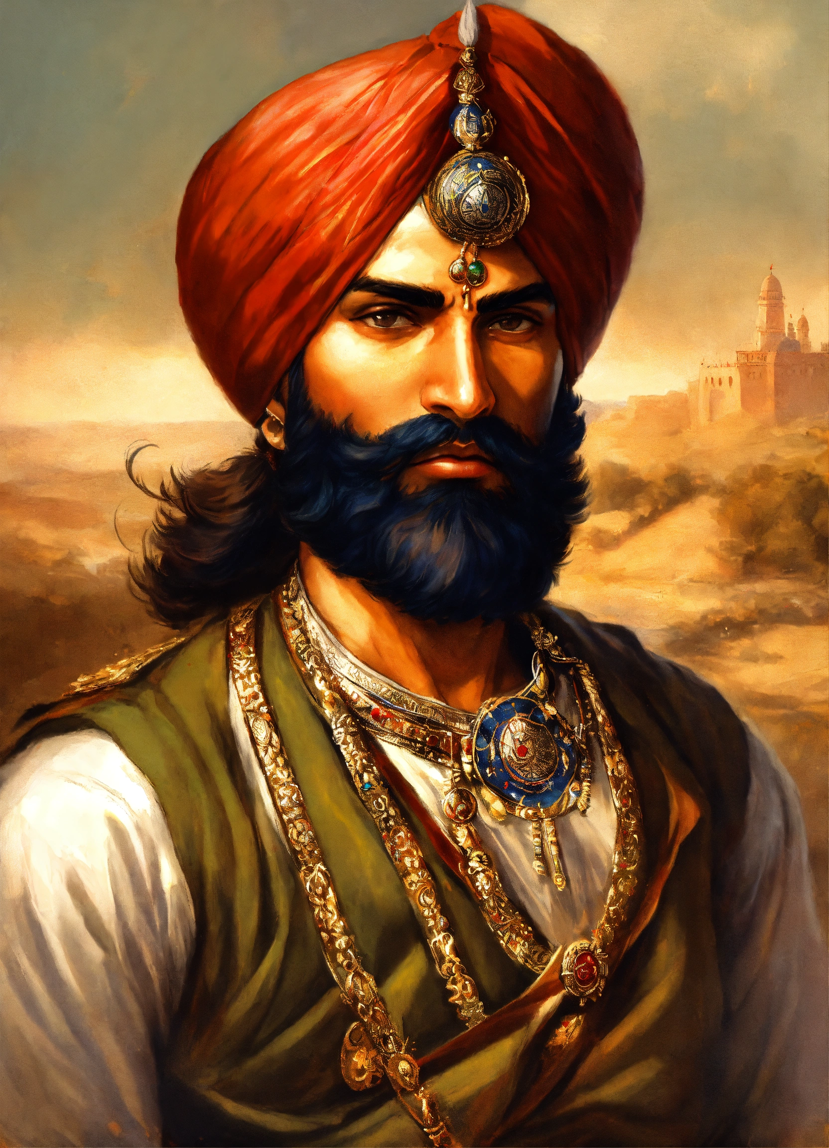 Lexica - Hari Singh Nalwa , sikh warrior, fight with Afghani