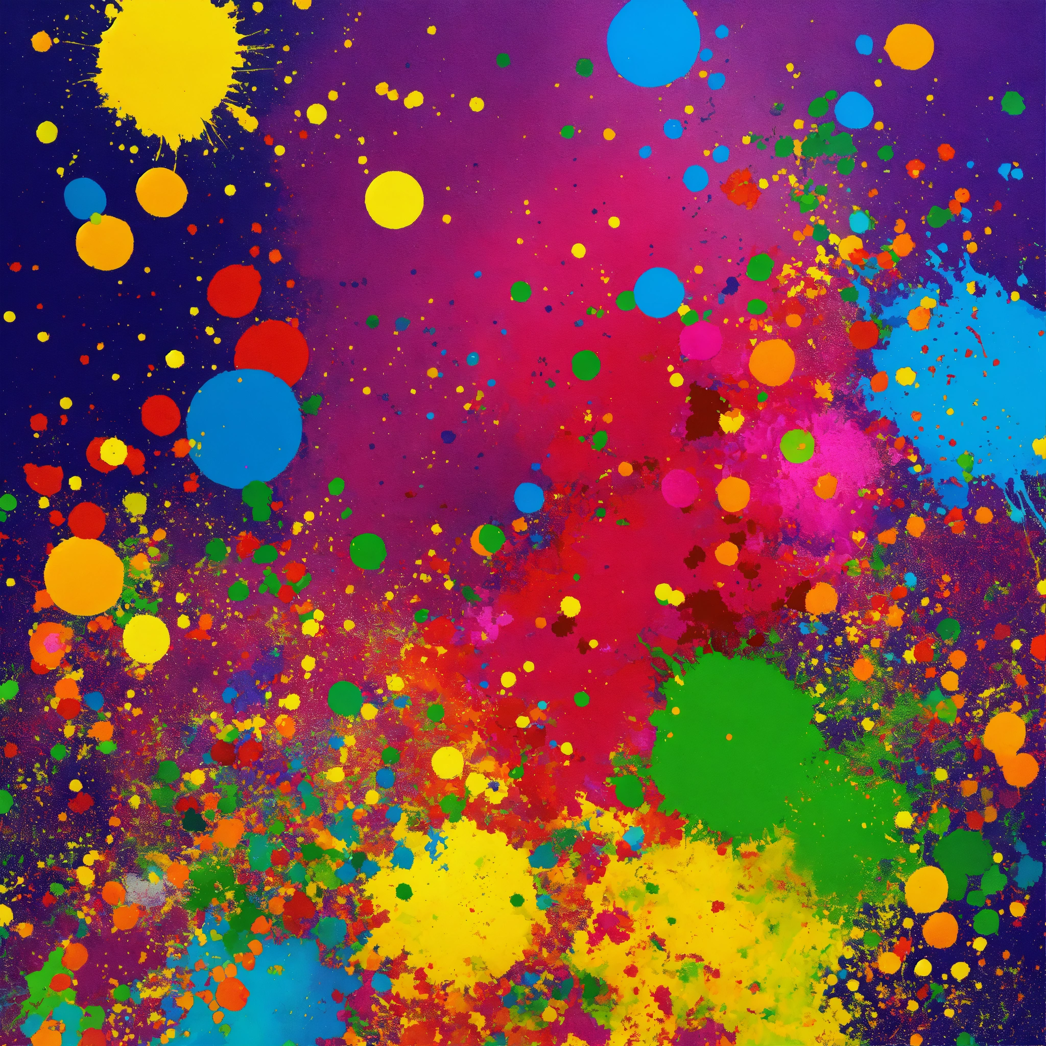 Lexica Paint splatter art