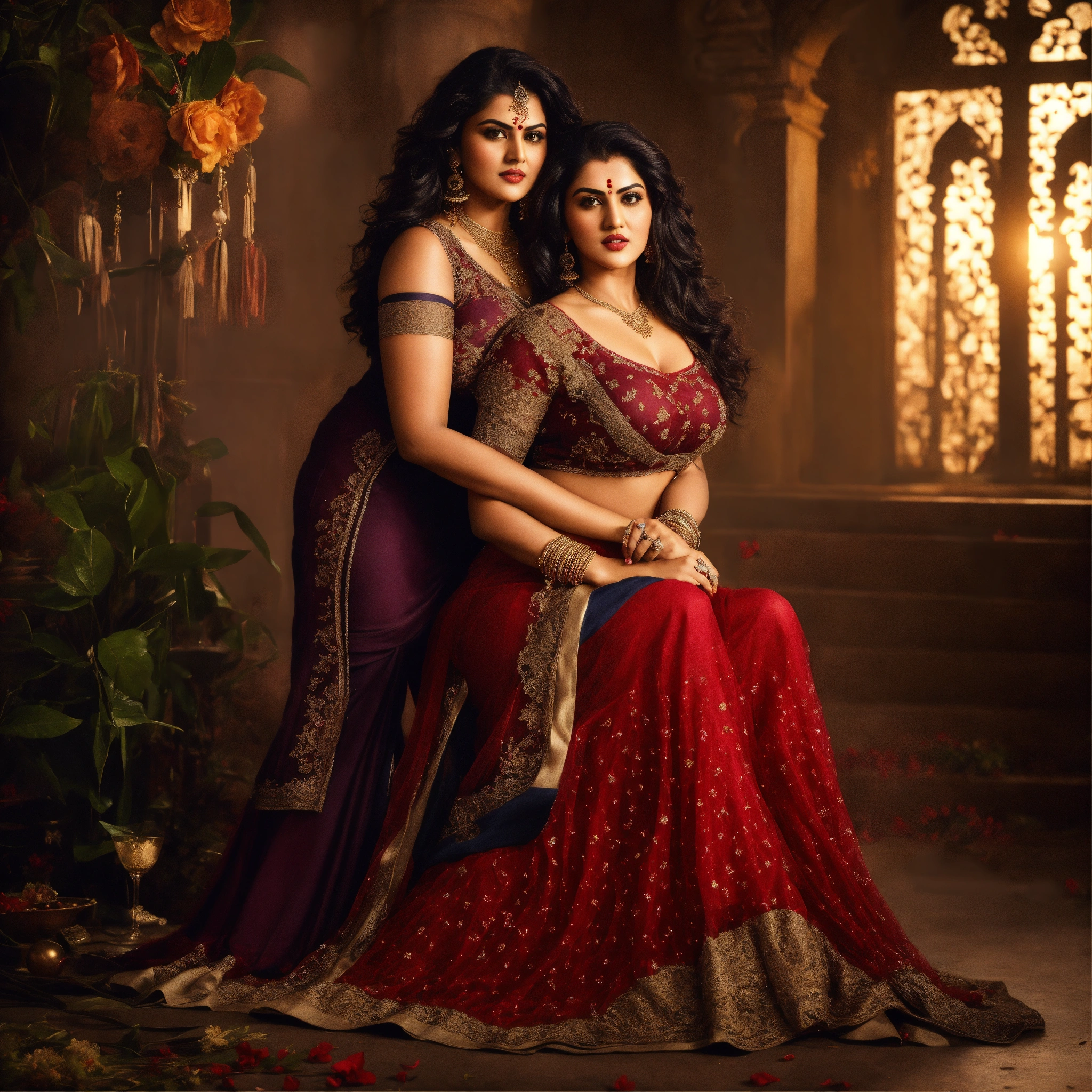 Lexica - Realistic gothic digital photography women portrait romancing ...