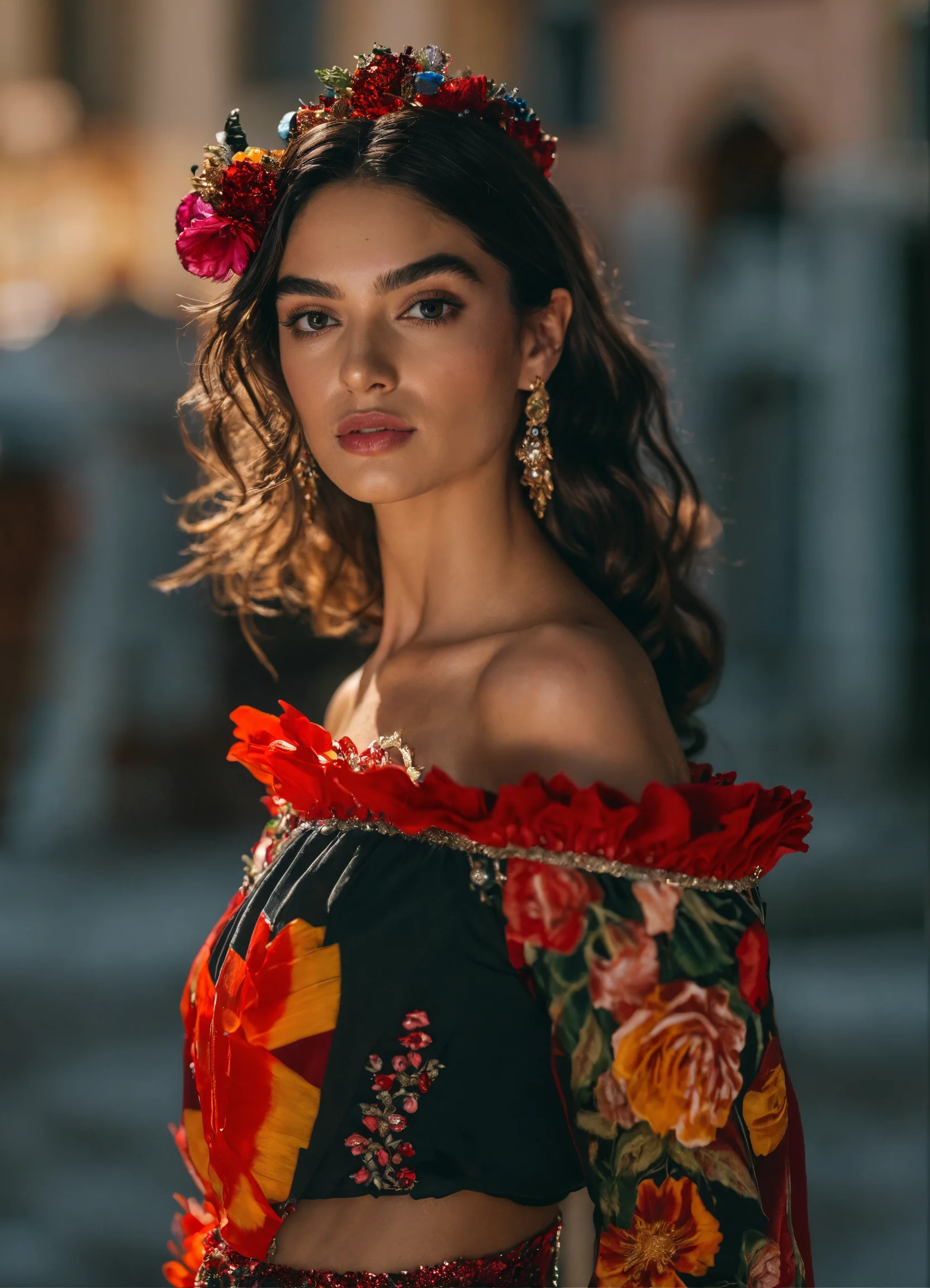 Lexica - Full body beauty Spanish model. Miss Universe 2023 in a dress 