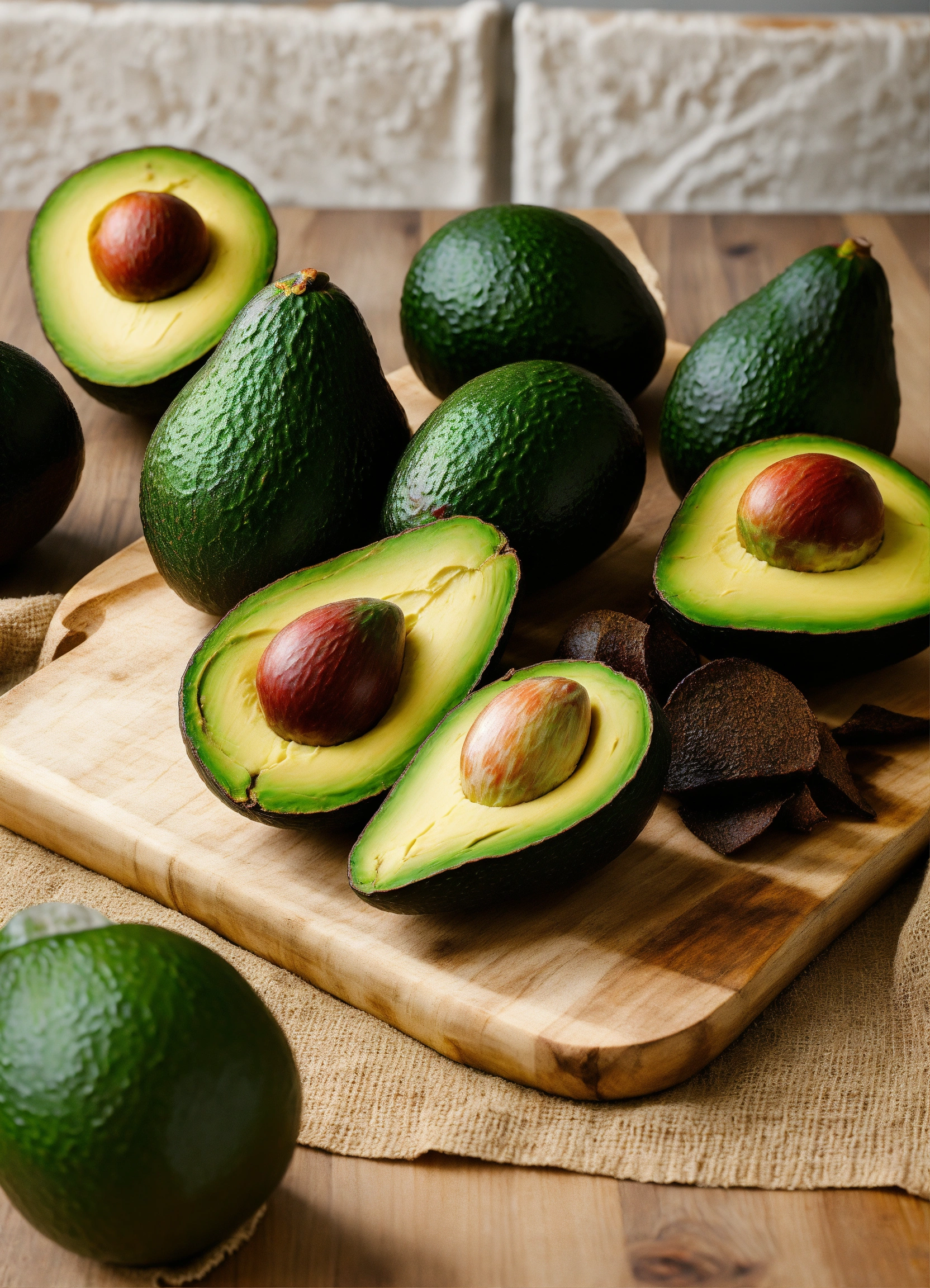 Lexica - The desired image should prominently feature multiple avocados ...