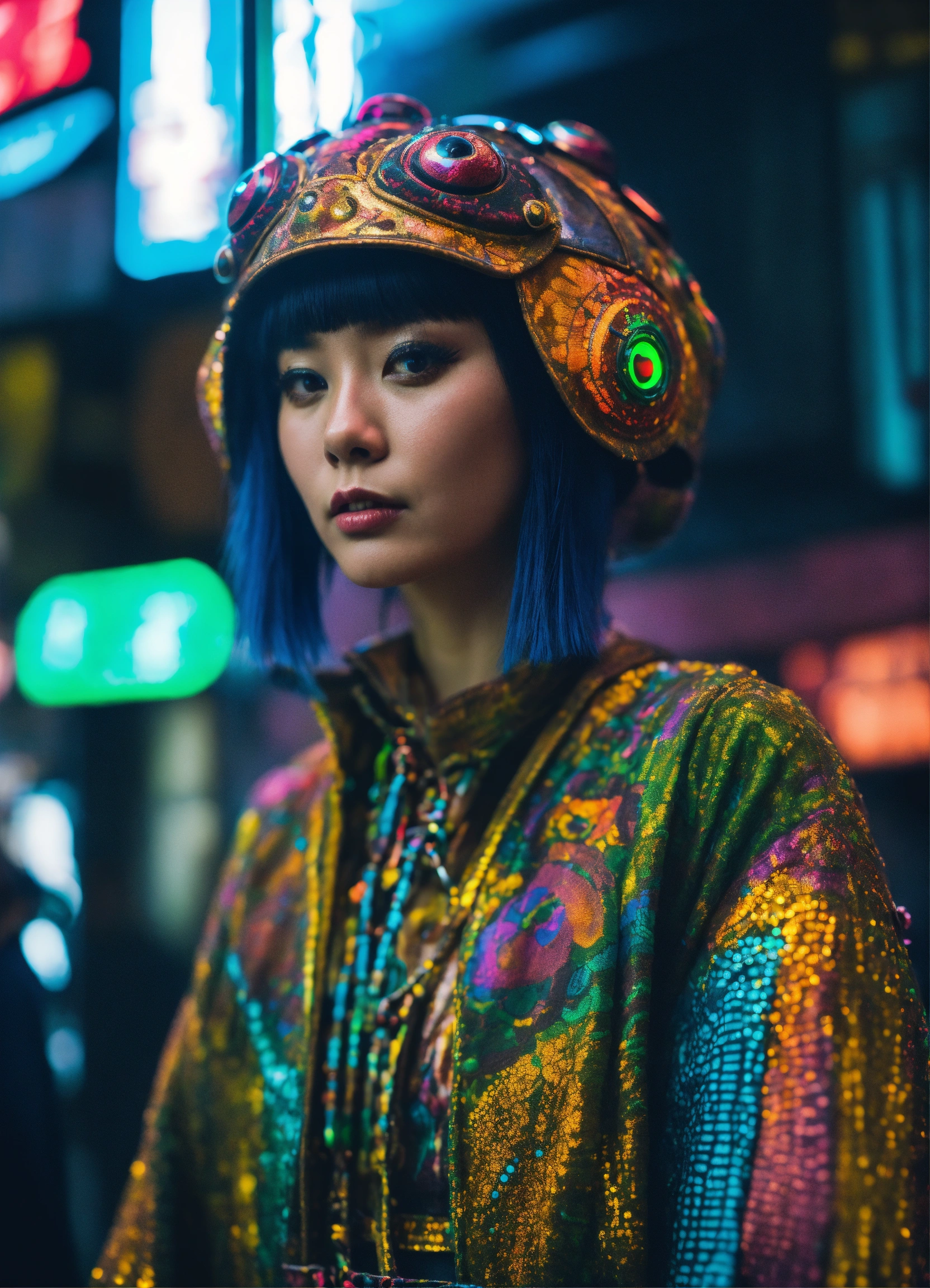 Lexica Photorealistic Tokyo Street Fashion Shoot of Toad in a