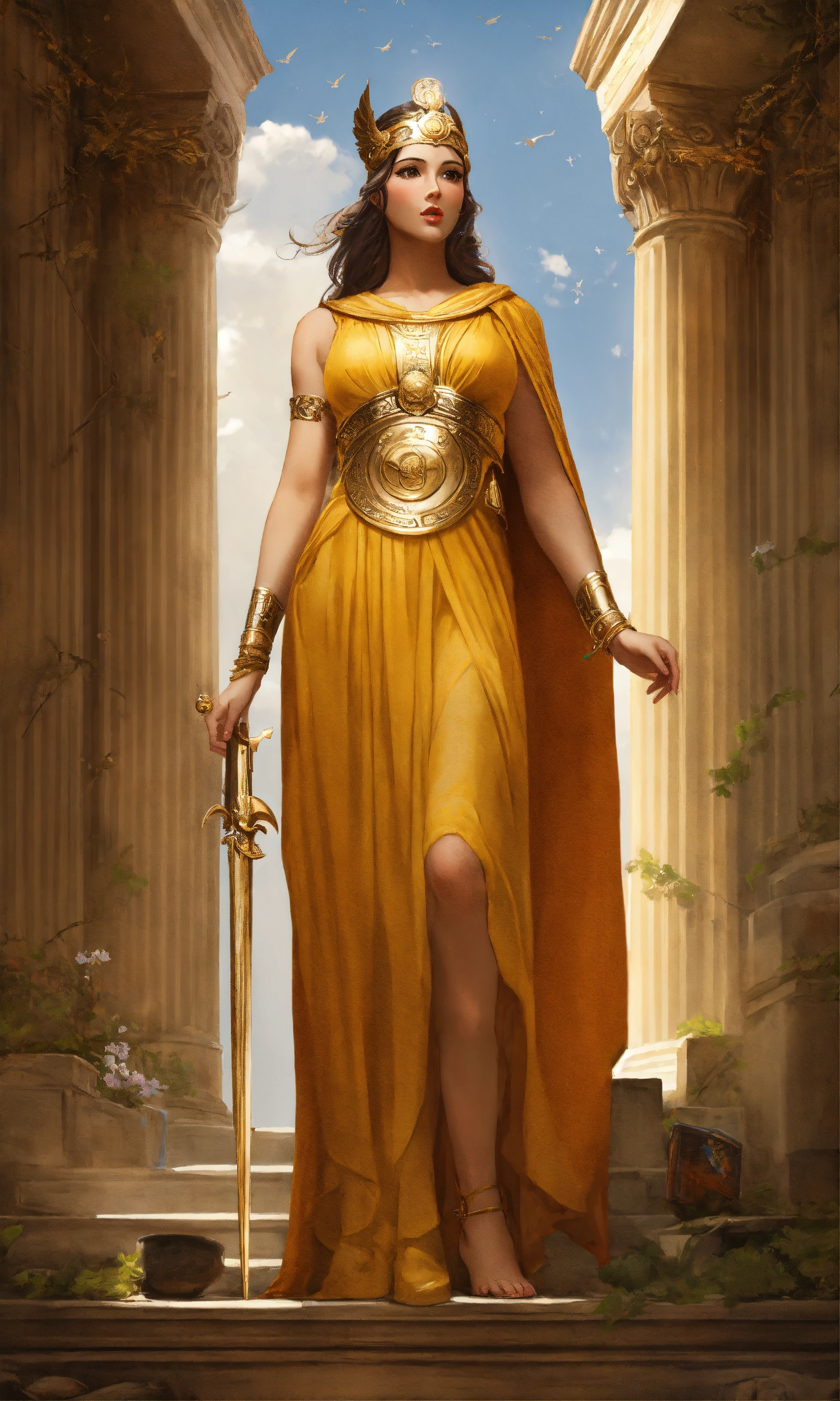 Lexica - Goddess Athena in full height