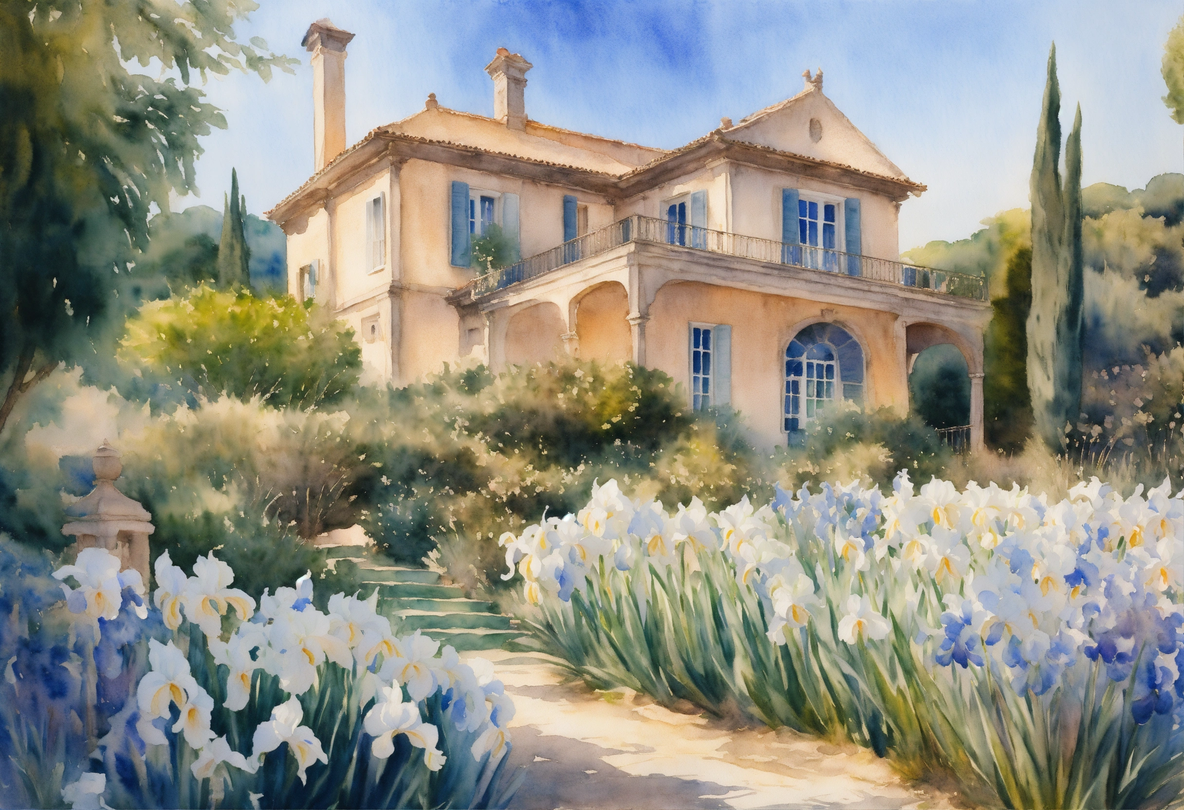 Lexica - Watercolour painting, pastel colours, warm light, intricate ...