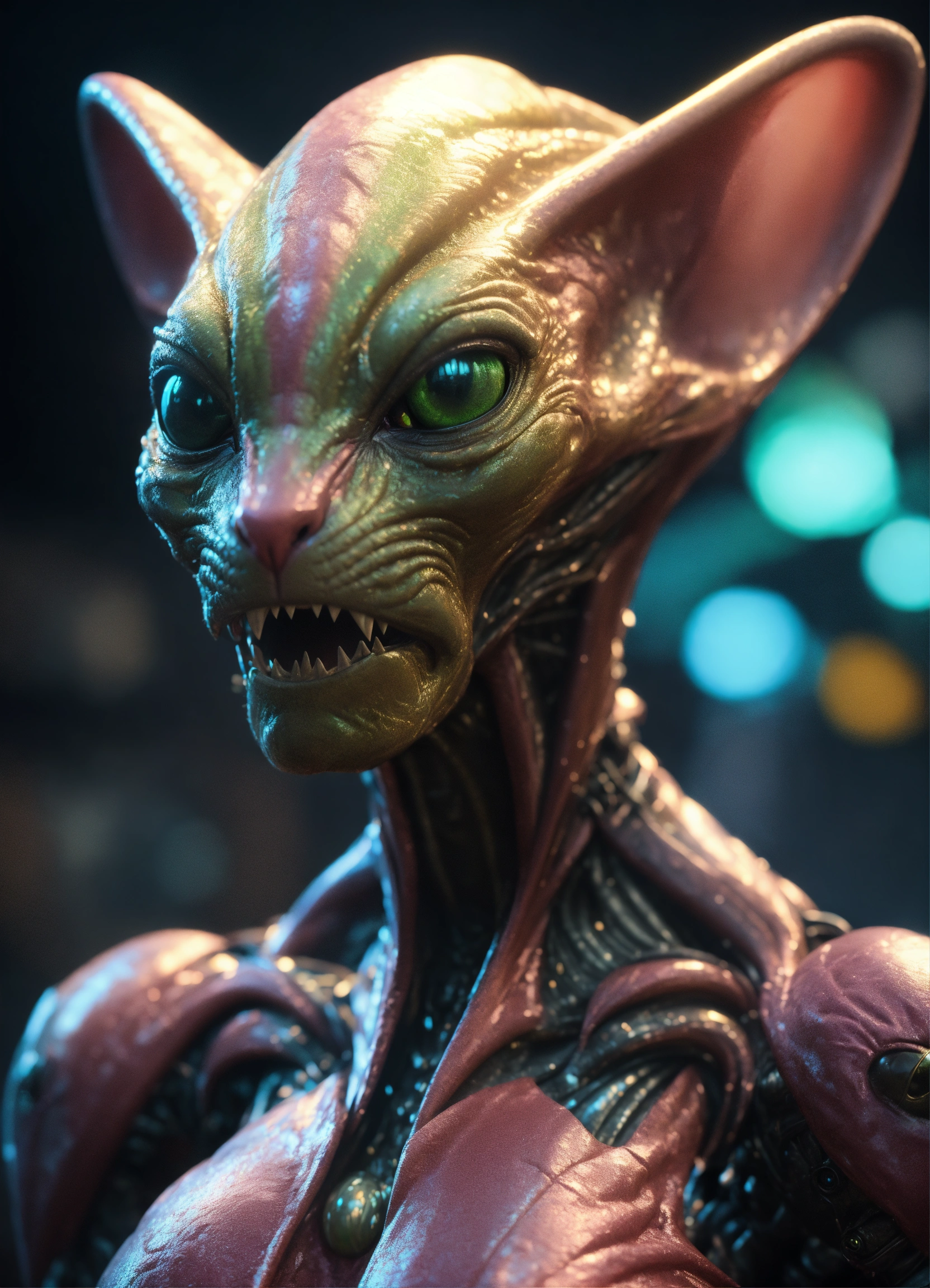 Lexica - Many unfriendly alien race individuals. fantasy, sharp focus ...
