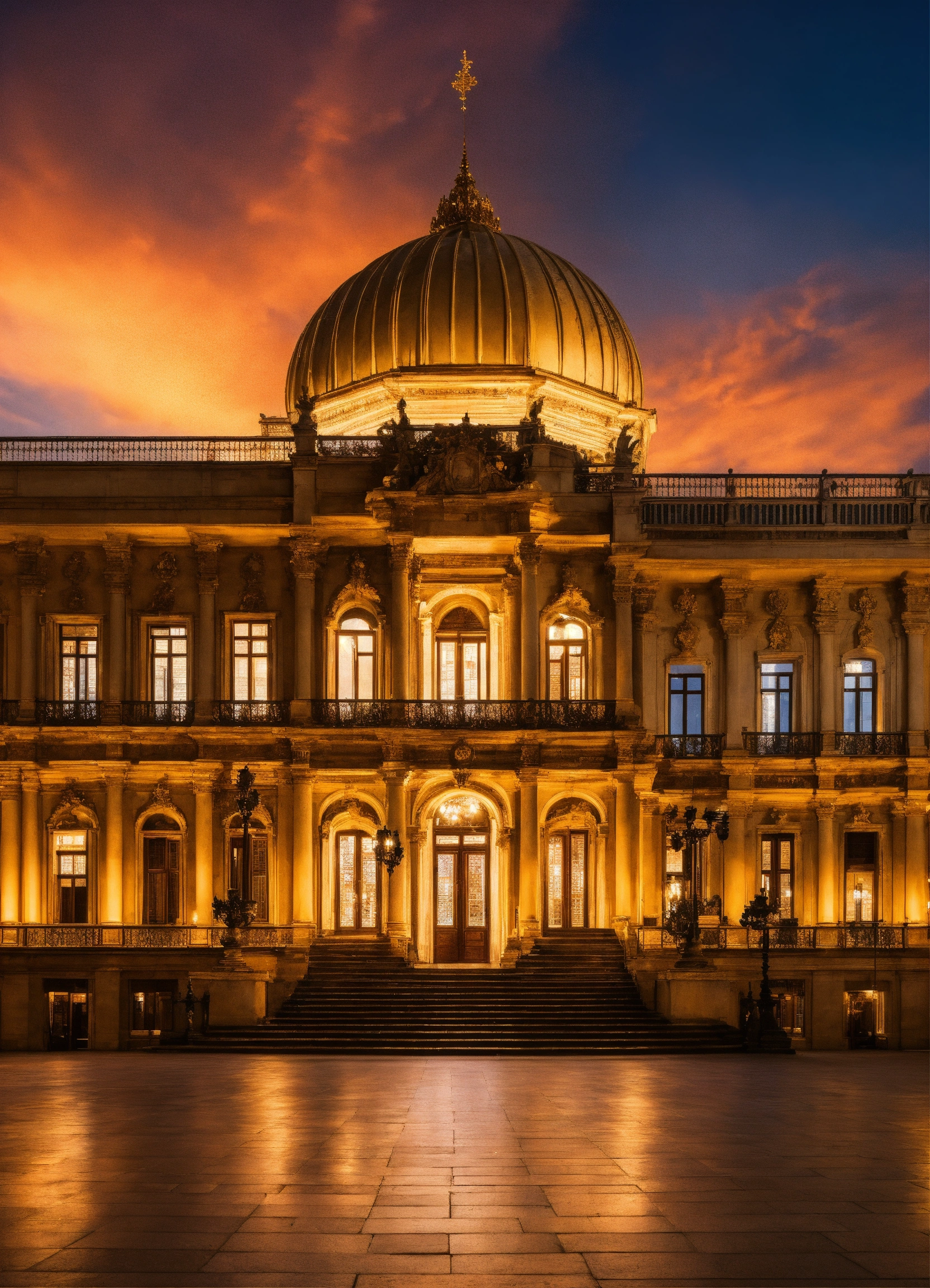 Lexica - A beautiful royal palace with a dome