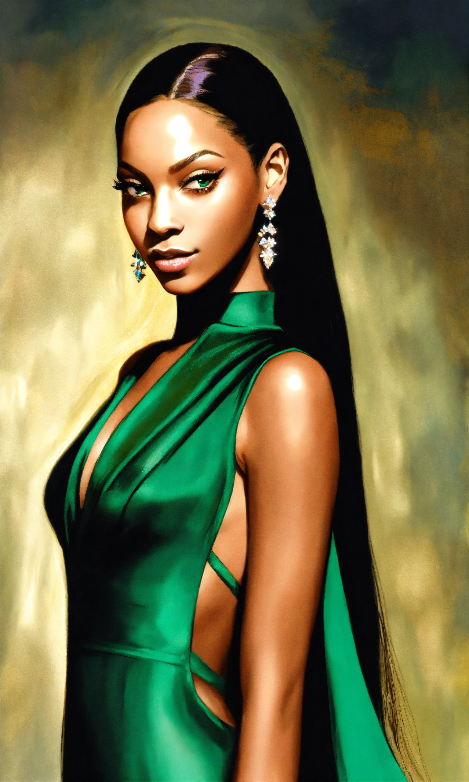 Lexica - Beyonce. Young. 2007. long black straight hair centre parting ...