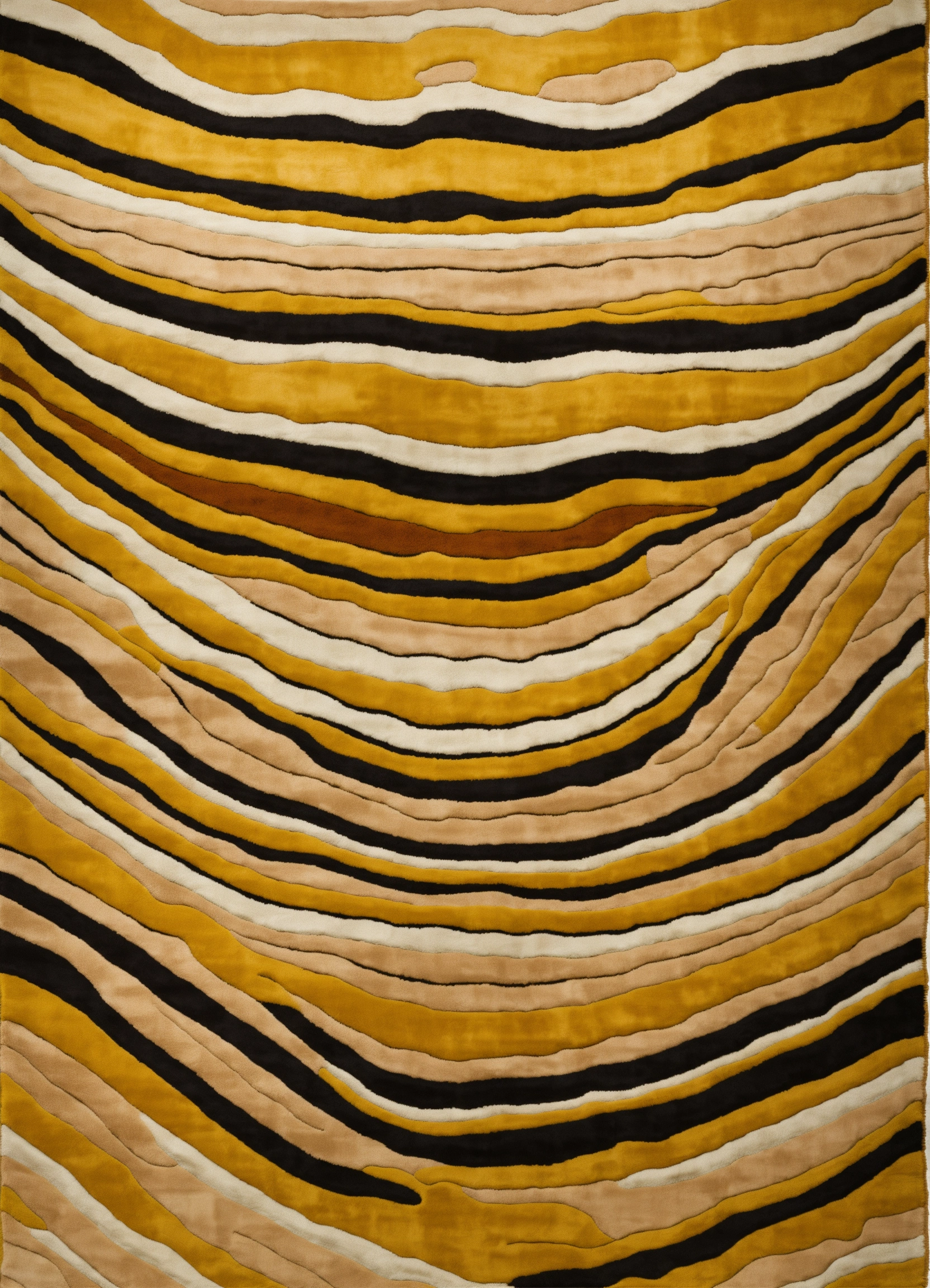 Lexica - A rug with a wavy pattern inspired in Copacabana sidewalks a ...