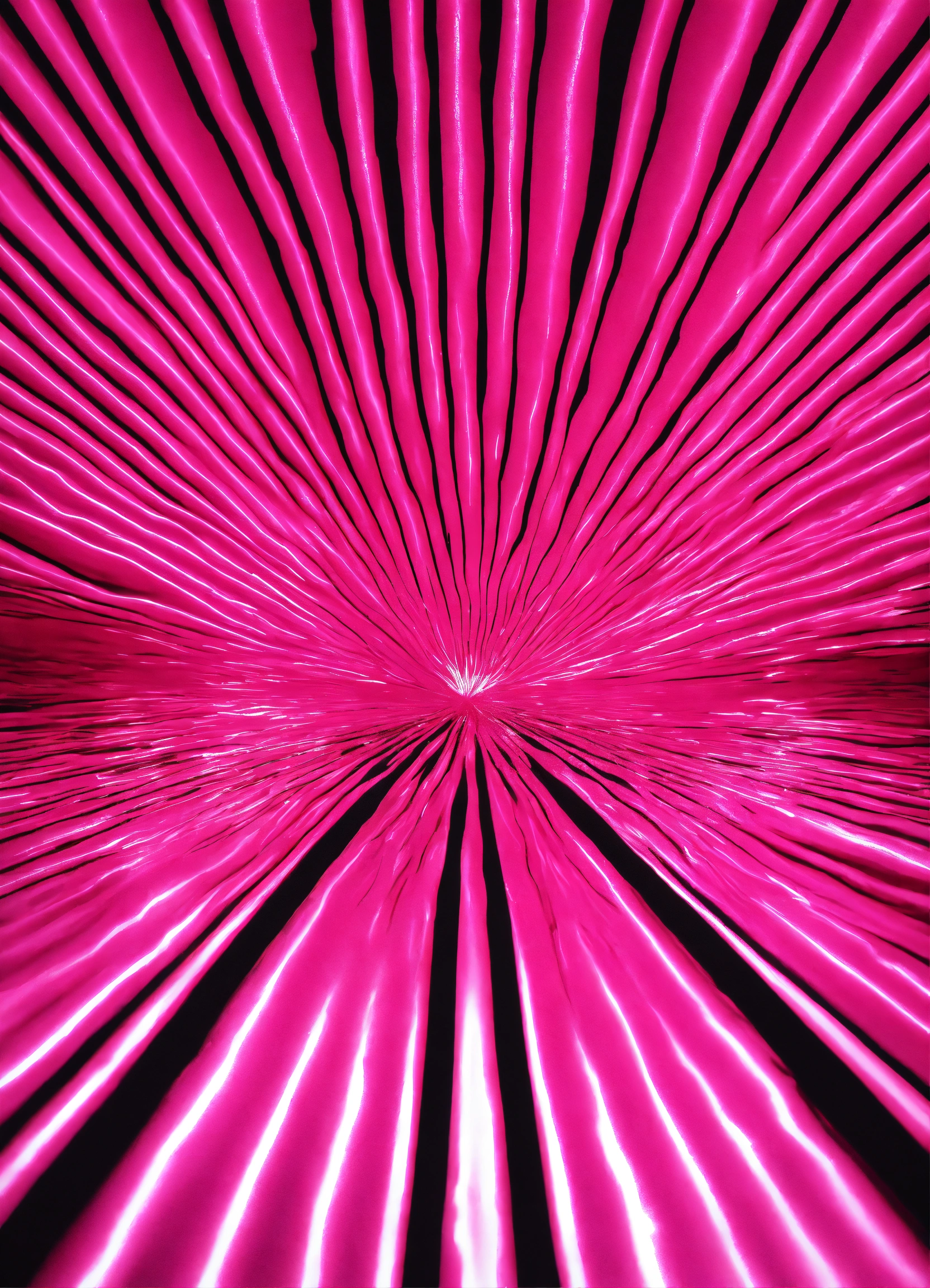 Lexica - Hyper realistic opaque pink metallic rays of light reflecting ...