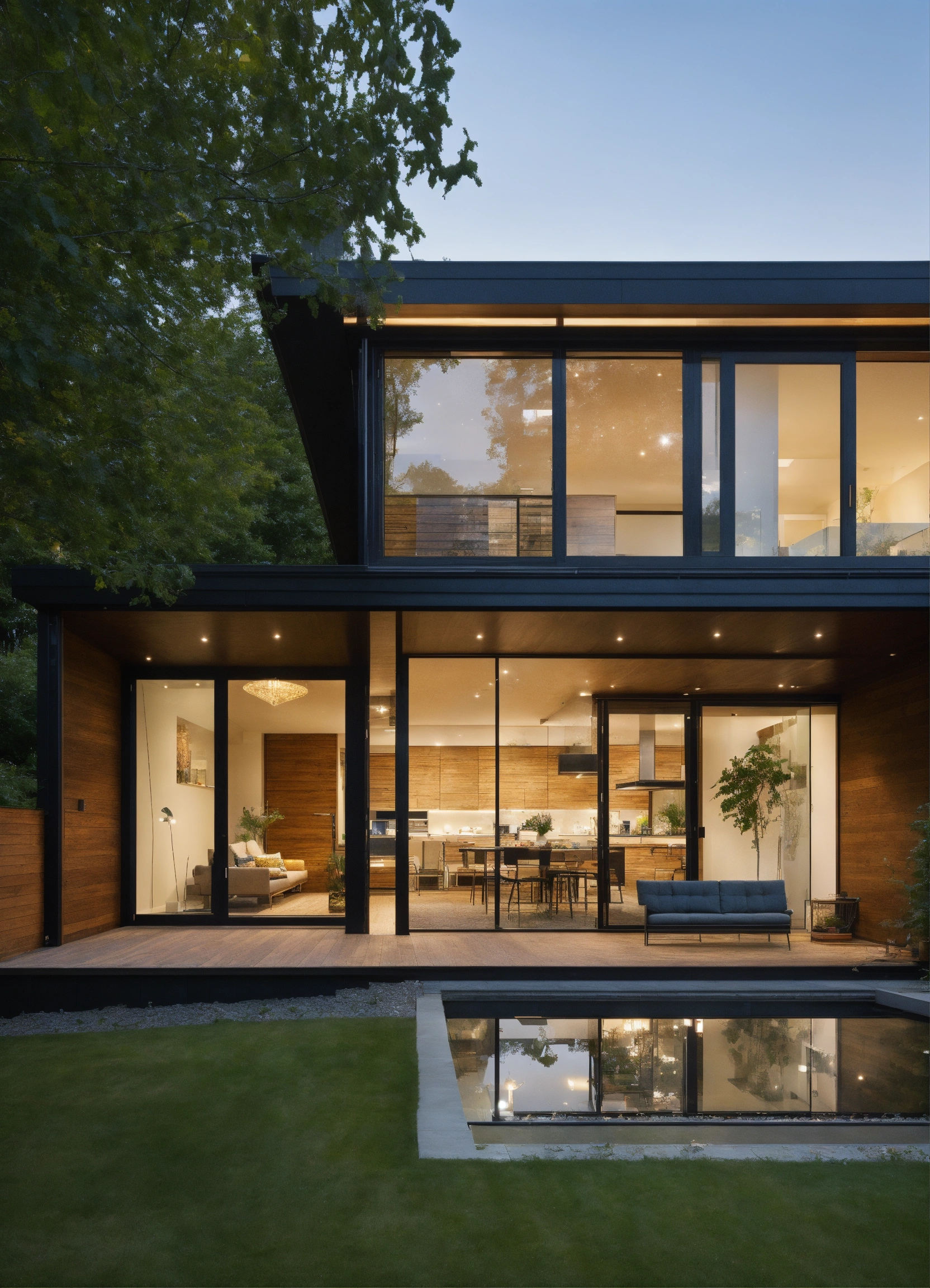 Lexica - Middle class glass contemporary clean home