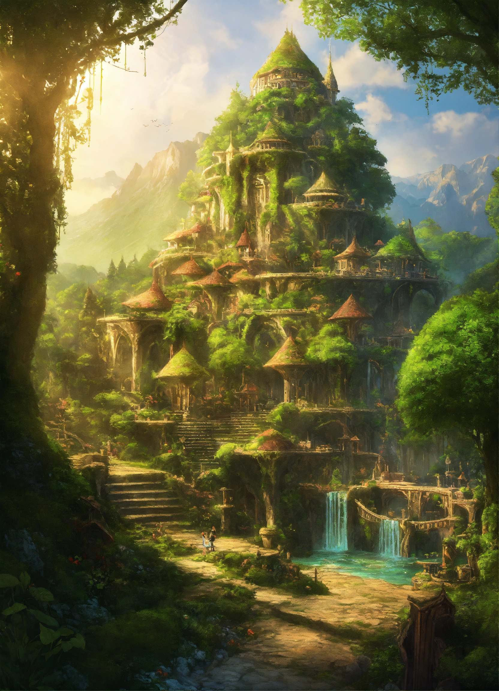 Lexica - An elven city in a forest