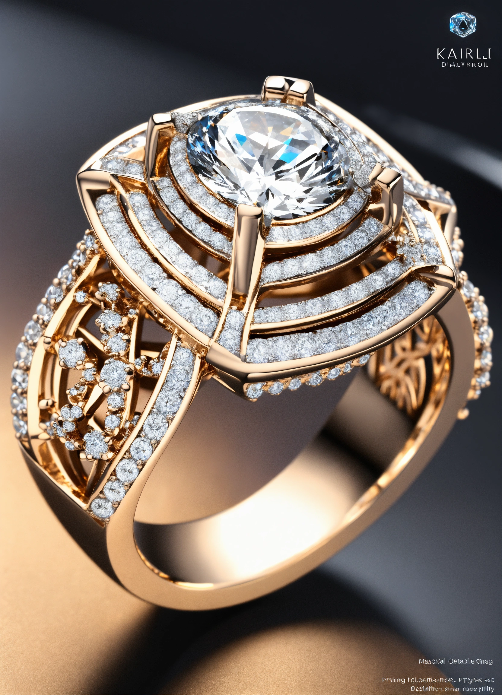 Lexica - Jewellery design, romantic style, Create diamond silver ring ...