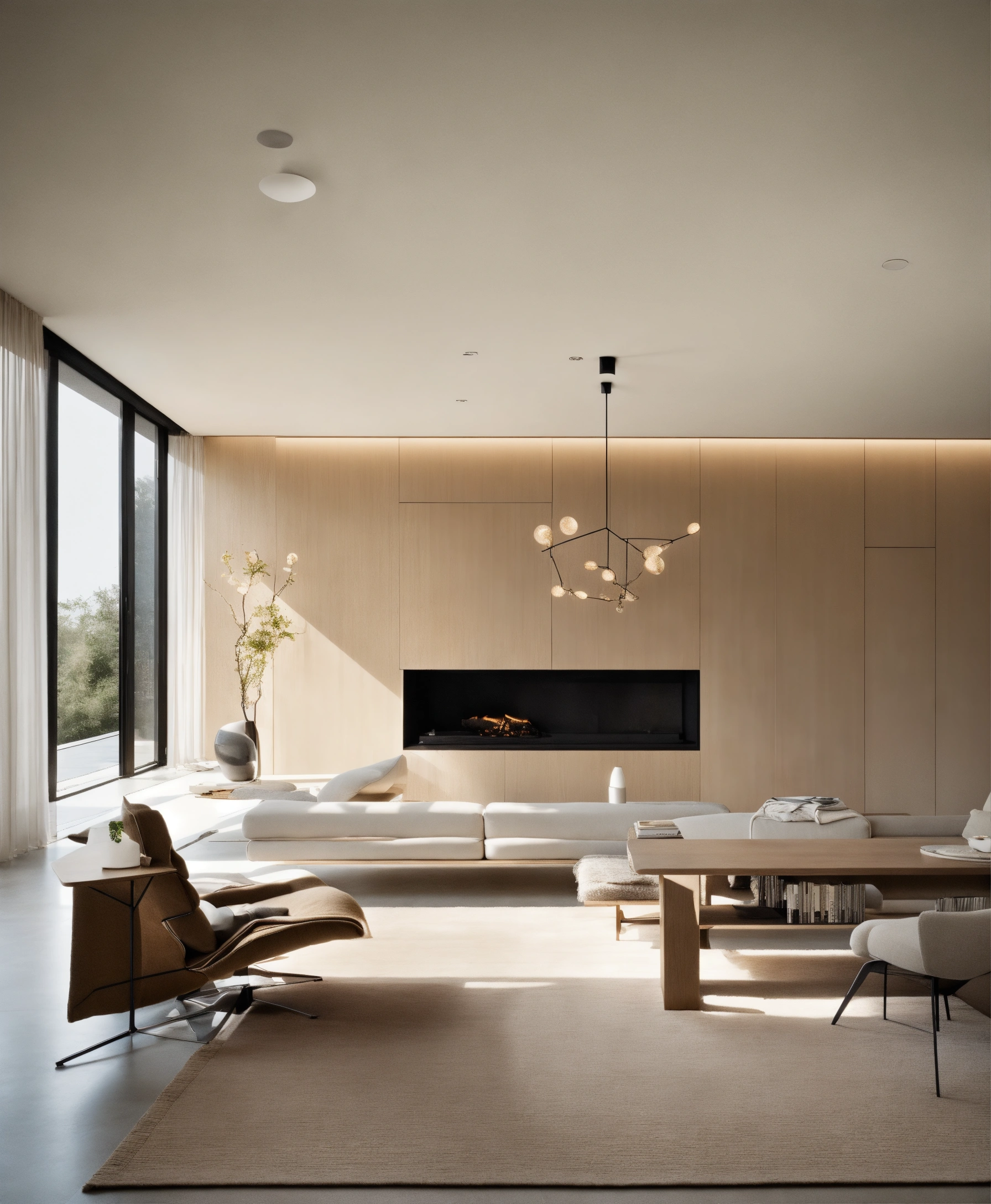Lexica - "Minimalist interior, natural lighting, clean lines, modern ...