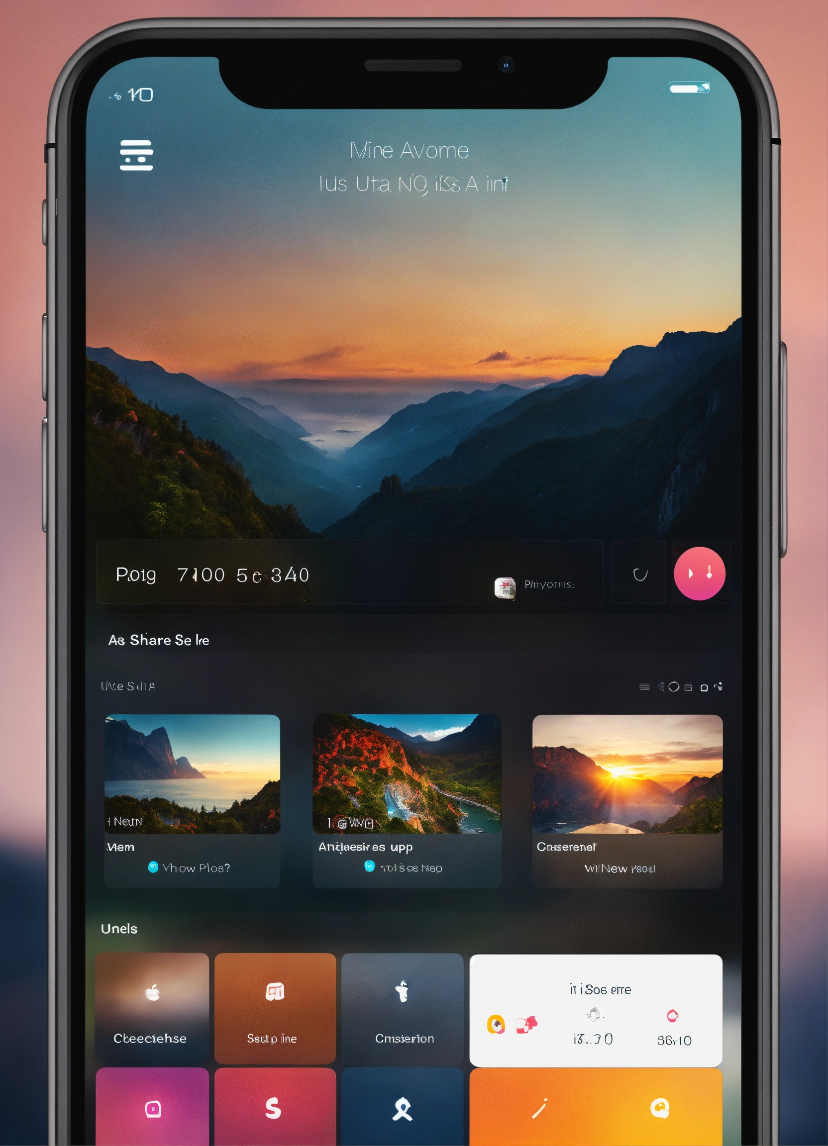 Lexica An Ios App Interface Ui For A New Photo Sharing App