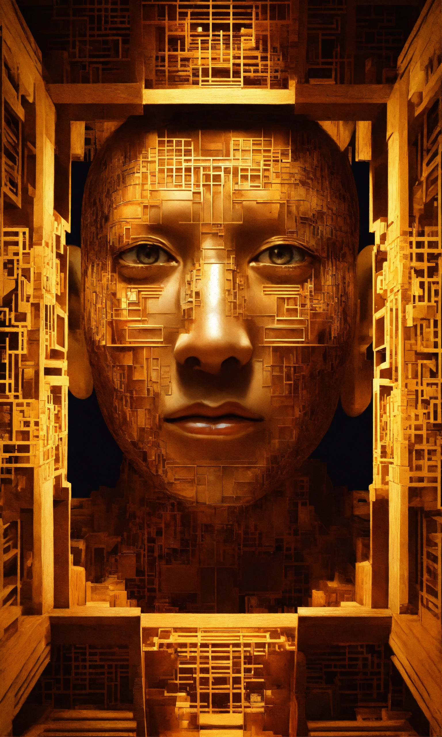 Lexica - Face Taoist christian monk tesseract hypercube fractal monk ...