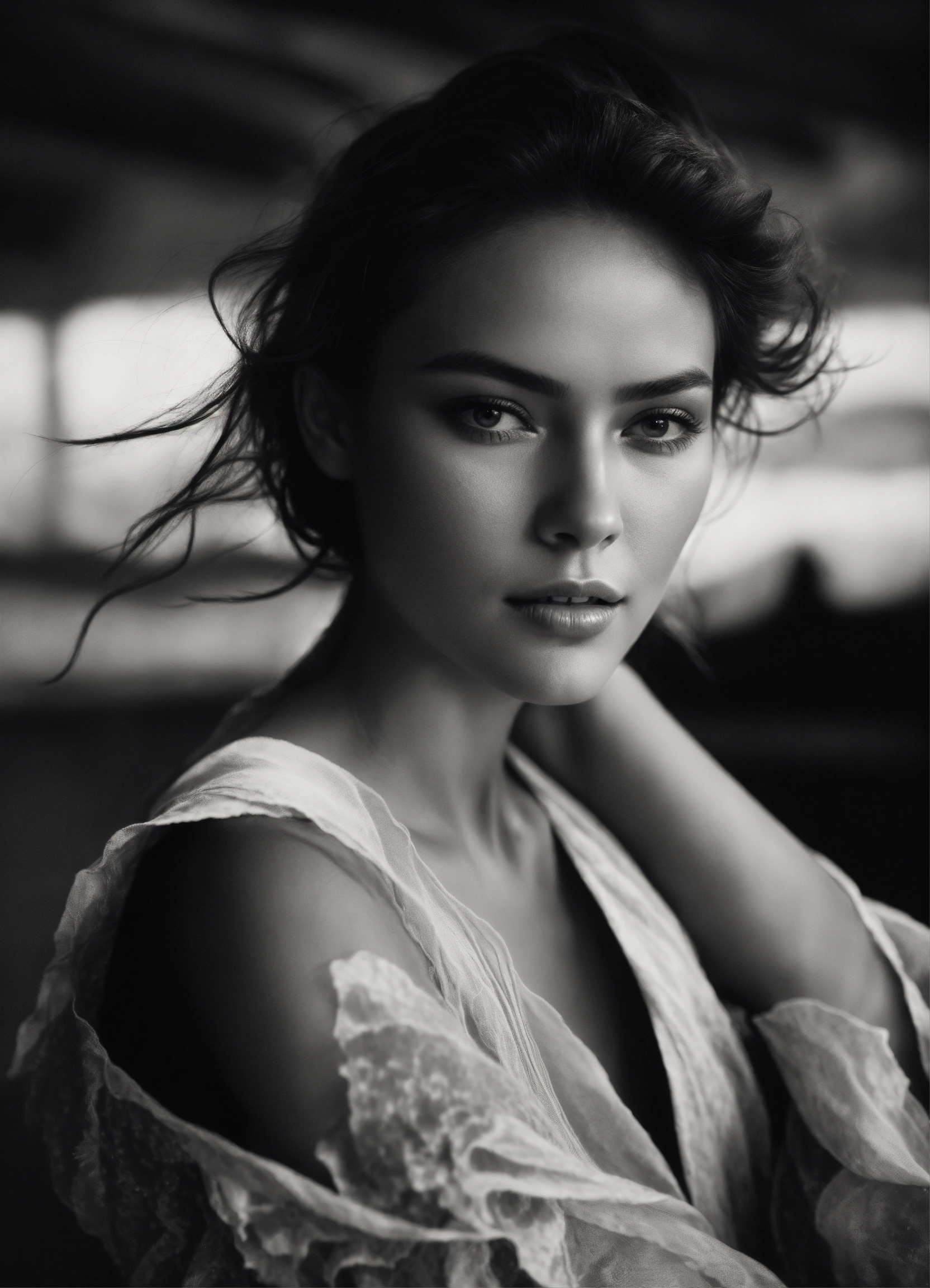 Lexica - Portrait of beautiful latin fashion model, dreamy, photoshoot ...