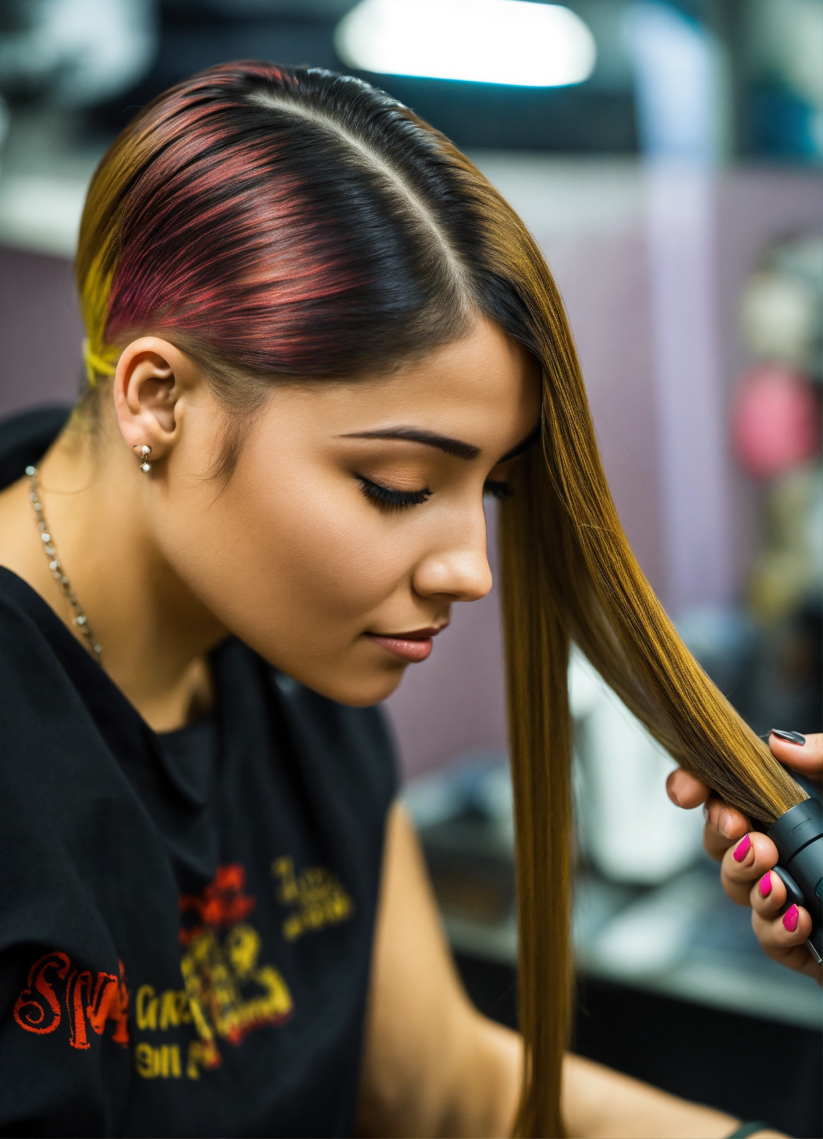 Cortar cabello de mujer con online maquina