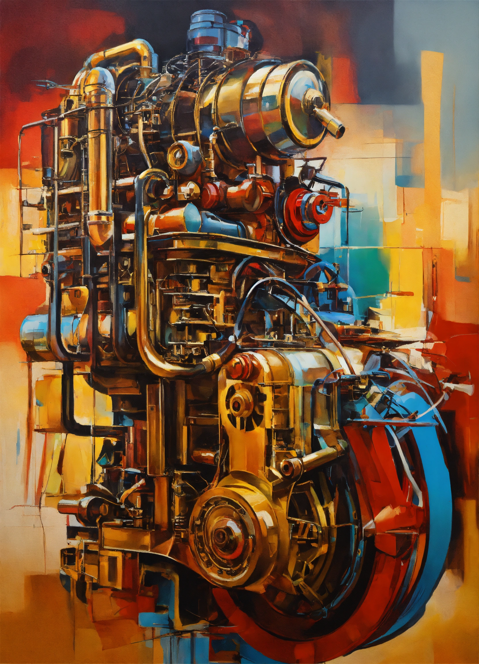Lexica - Abstract art big engine