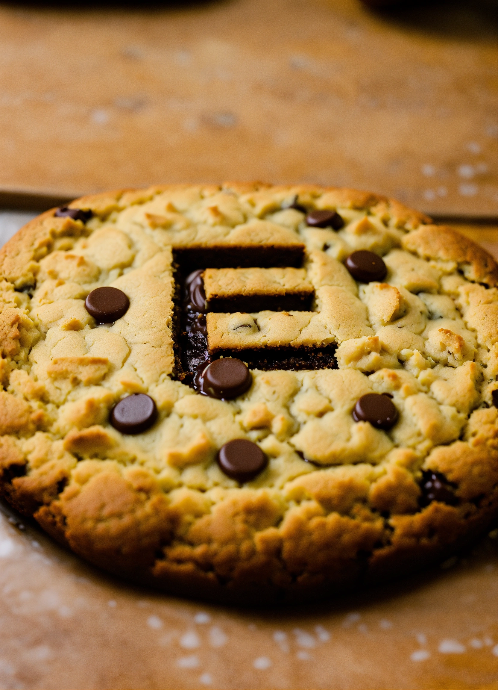 Lexica - Cookie with the letters f and 5 written on it