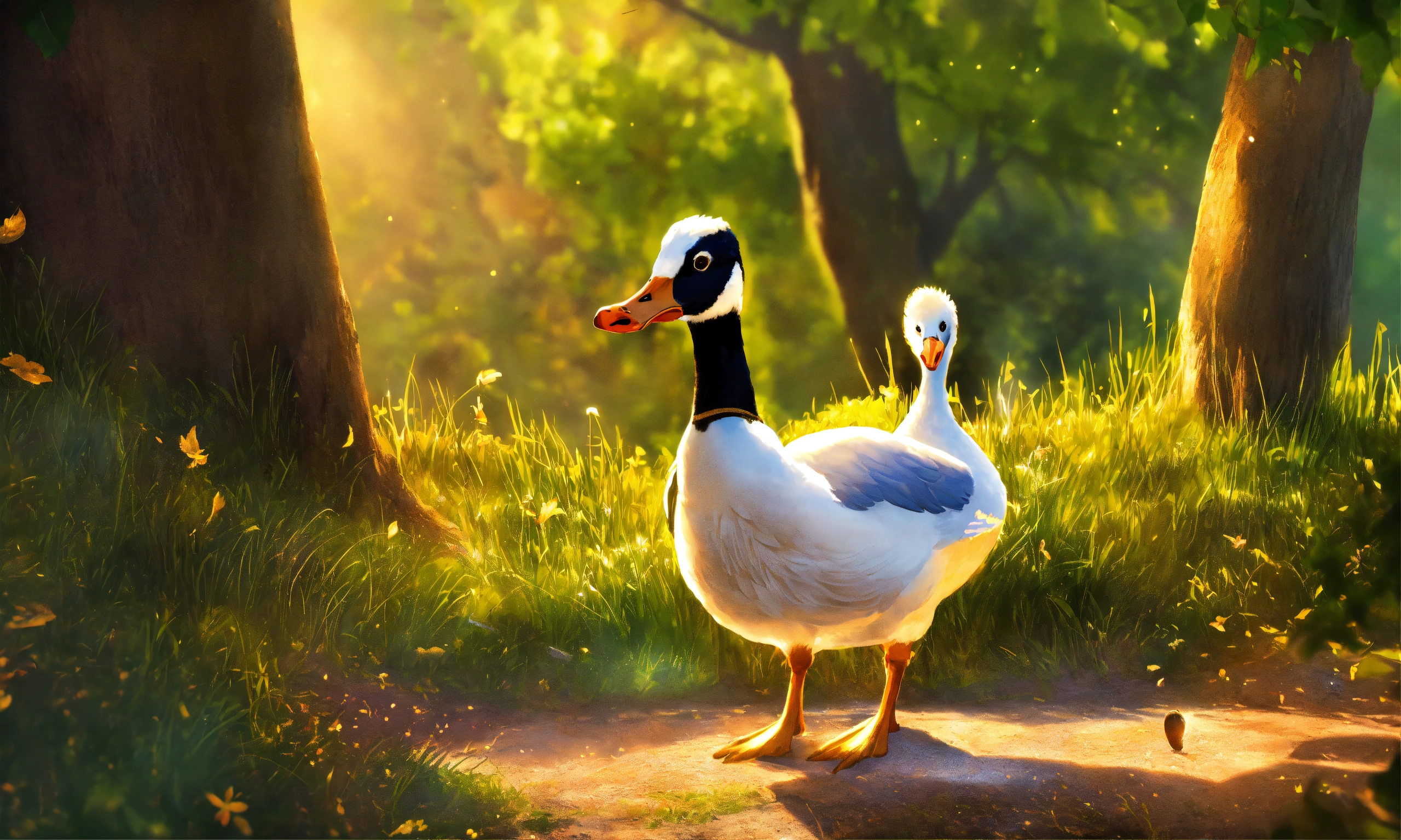 Lexica - The goose, a heavenly gift, was entrusted to them by God ...