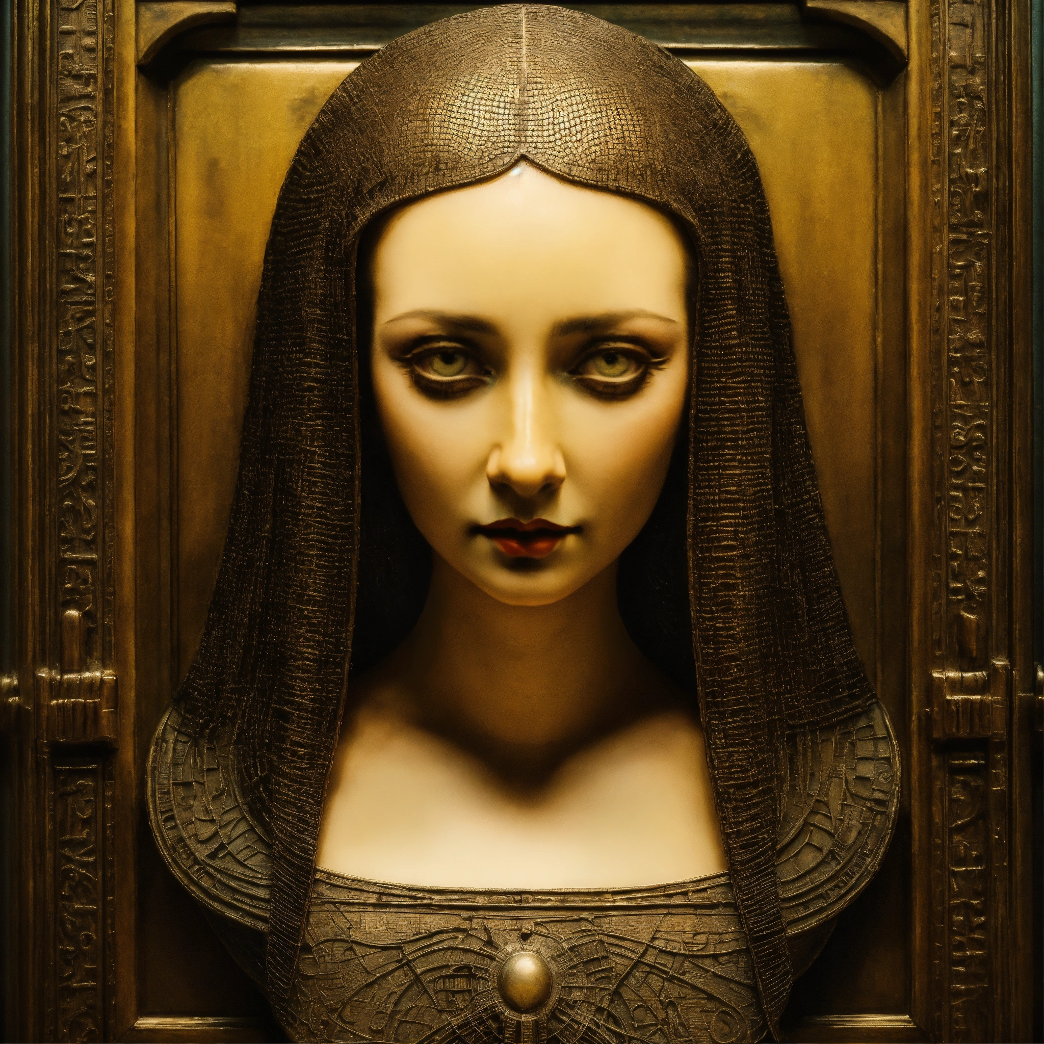 Lexica - Reproduction Of "Mona Lisa" H.R. Giger Style