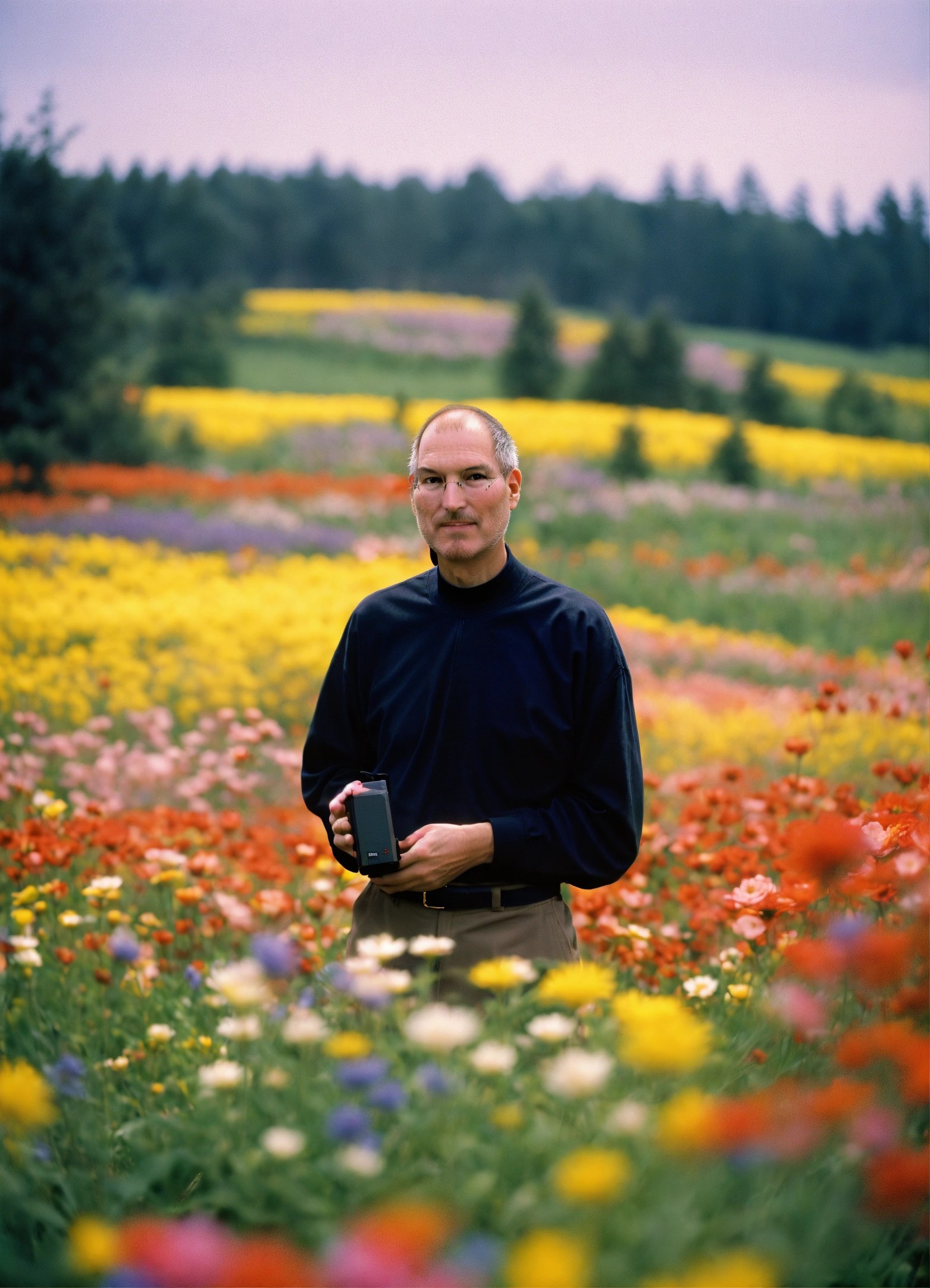 Lexica - Happy Spider-Man standing in a beautiful field of flowers,  colorful, perfect lighting, leica summicron 35mm f2.0, Kodak Portra 400,  film gra