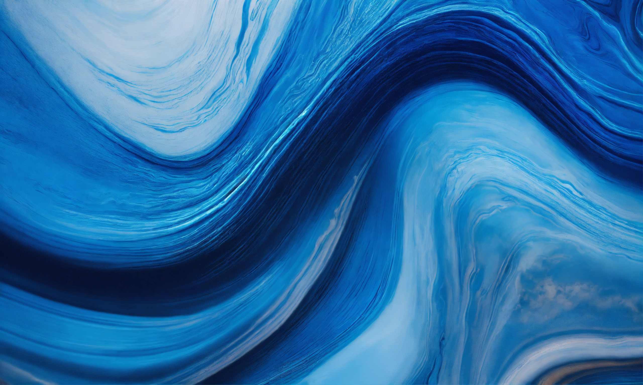 Lexica - Shades of blue flowing texture, marbling, add blue powder dust ...
