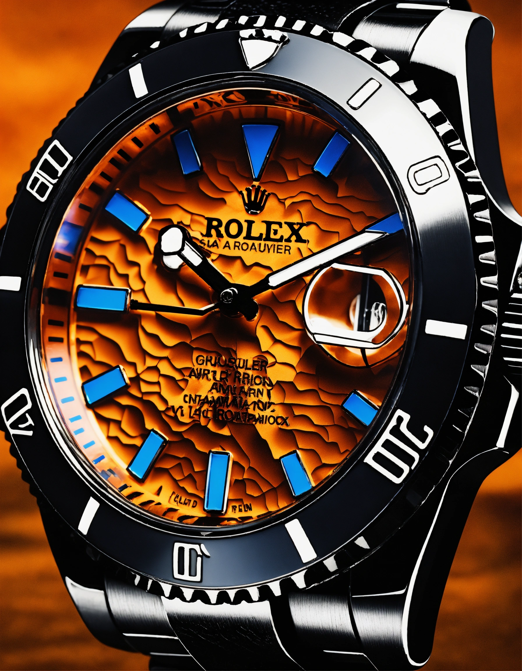 Orange rolex submariner best sale