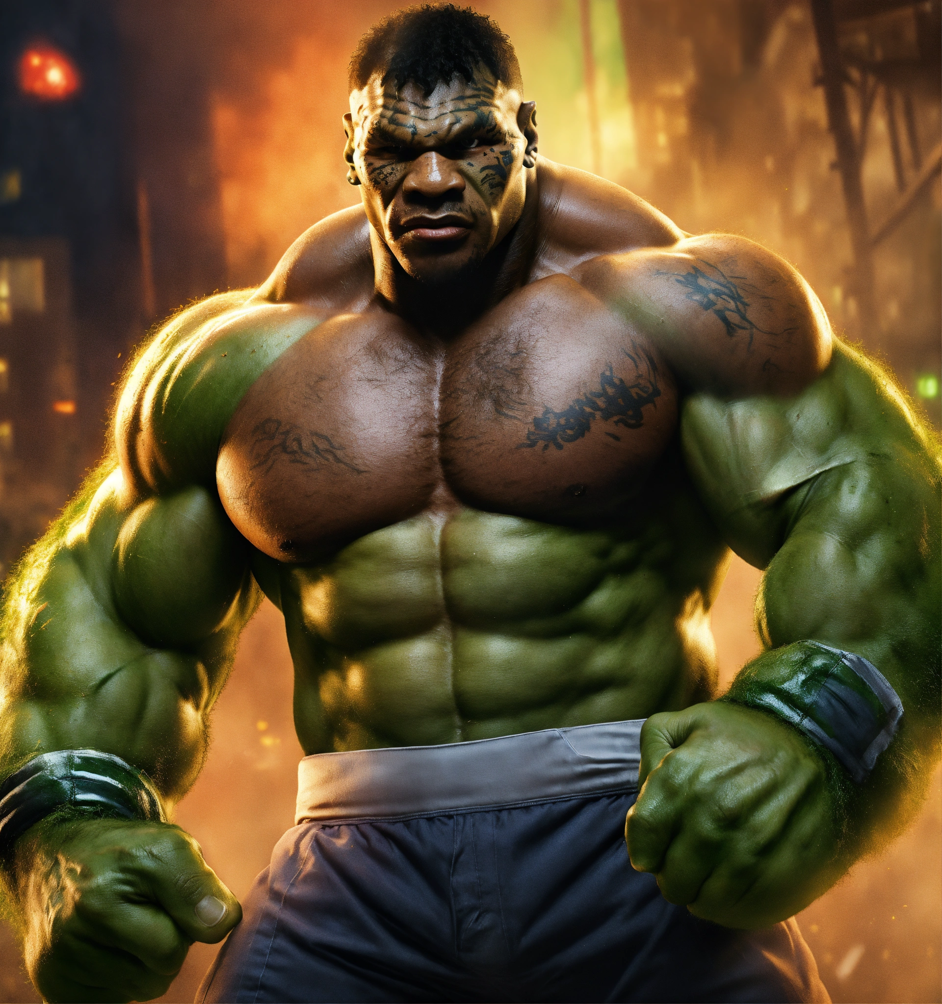 Lexica - Mike tyson hulk, 8k