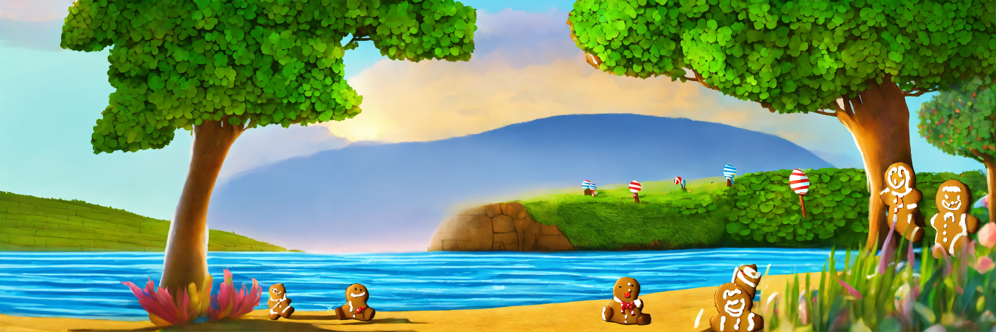 Lexica - Gingerbread man sea the river