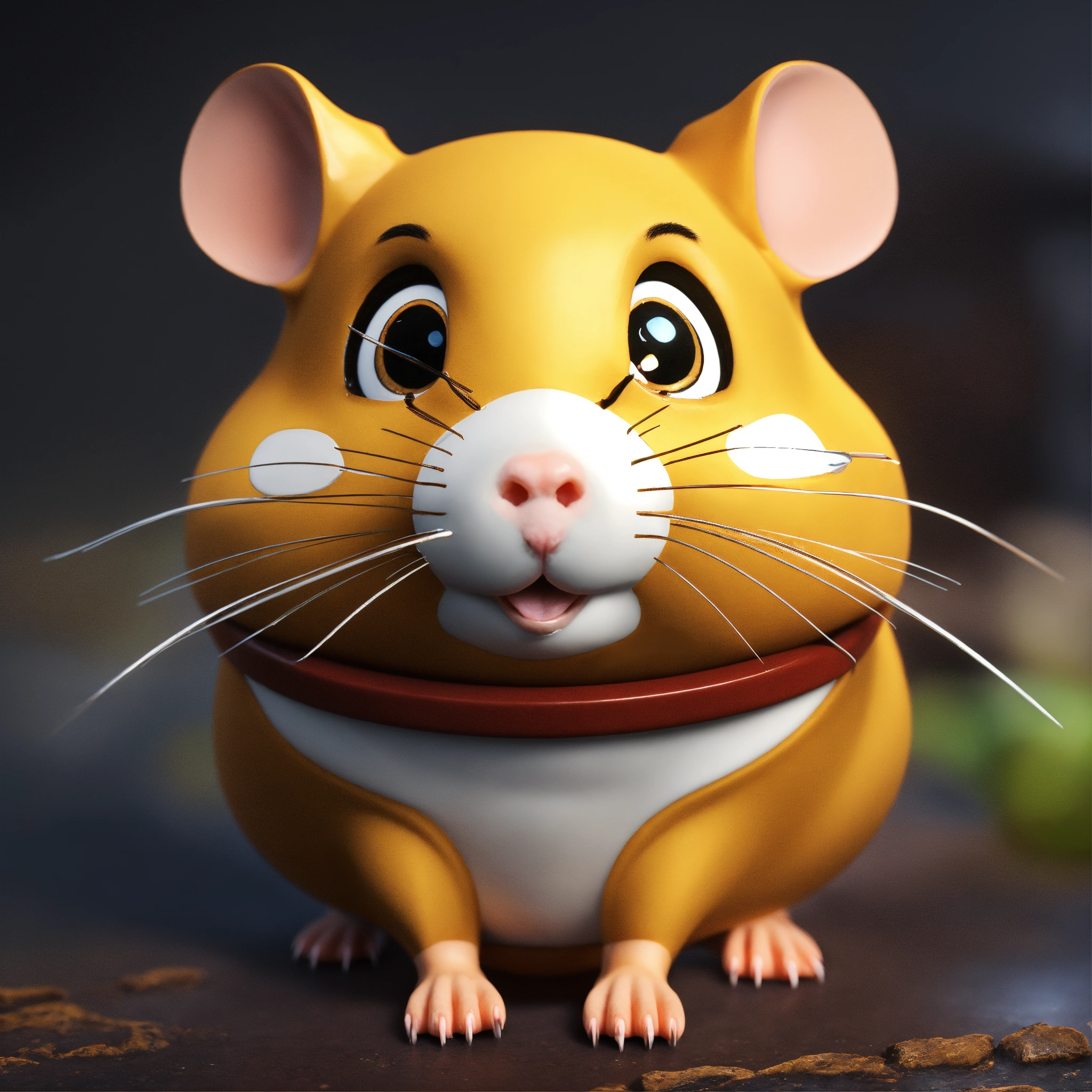Lexica - Hamster head icon, unreal, 3d engine, 32k