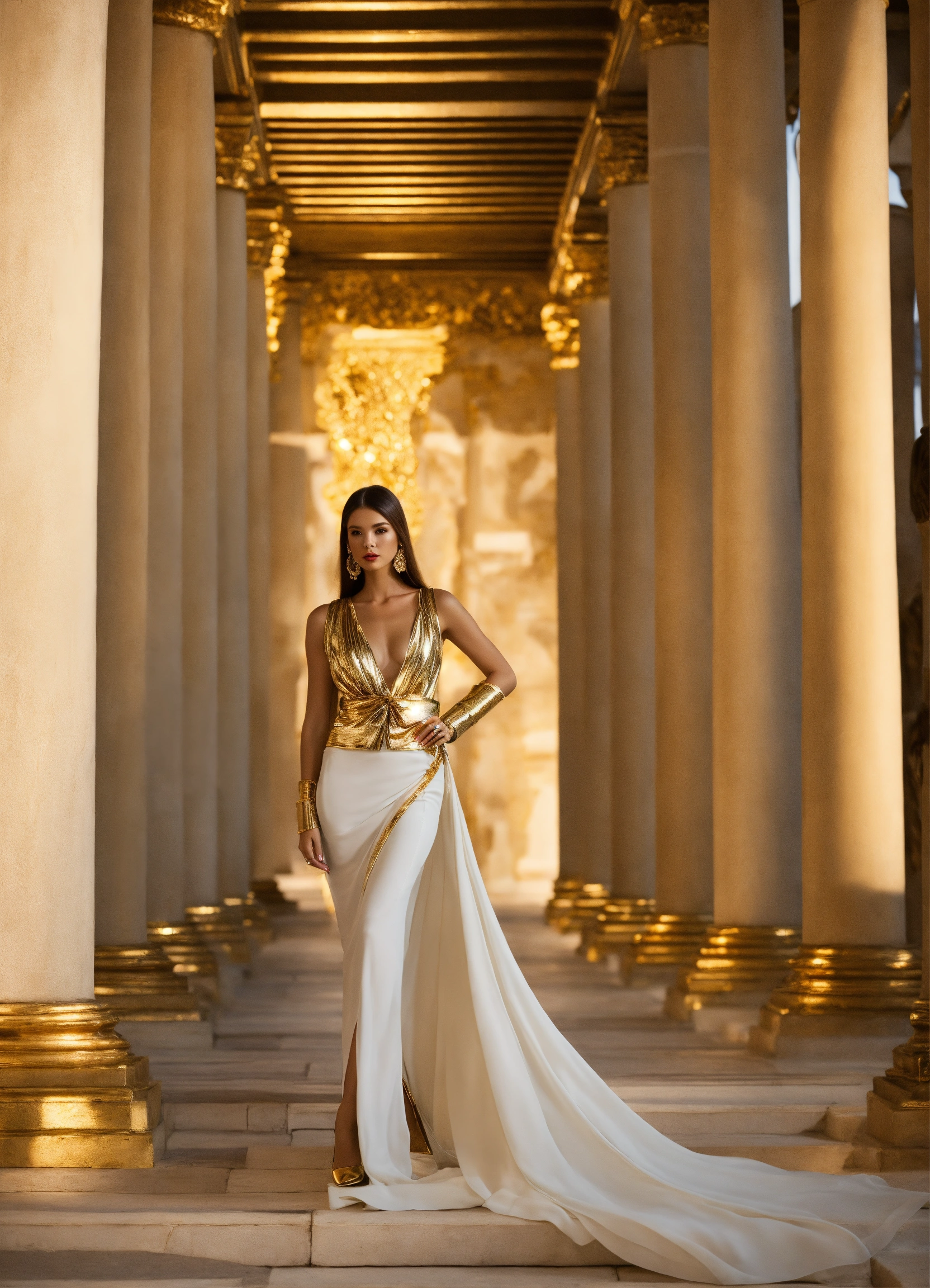 Lexica - César Style light white sllver-gold Greek special modern high ...