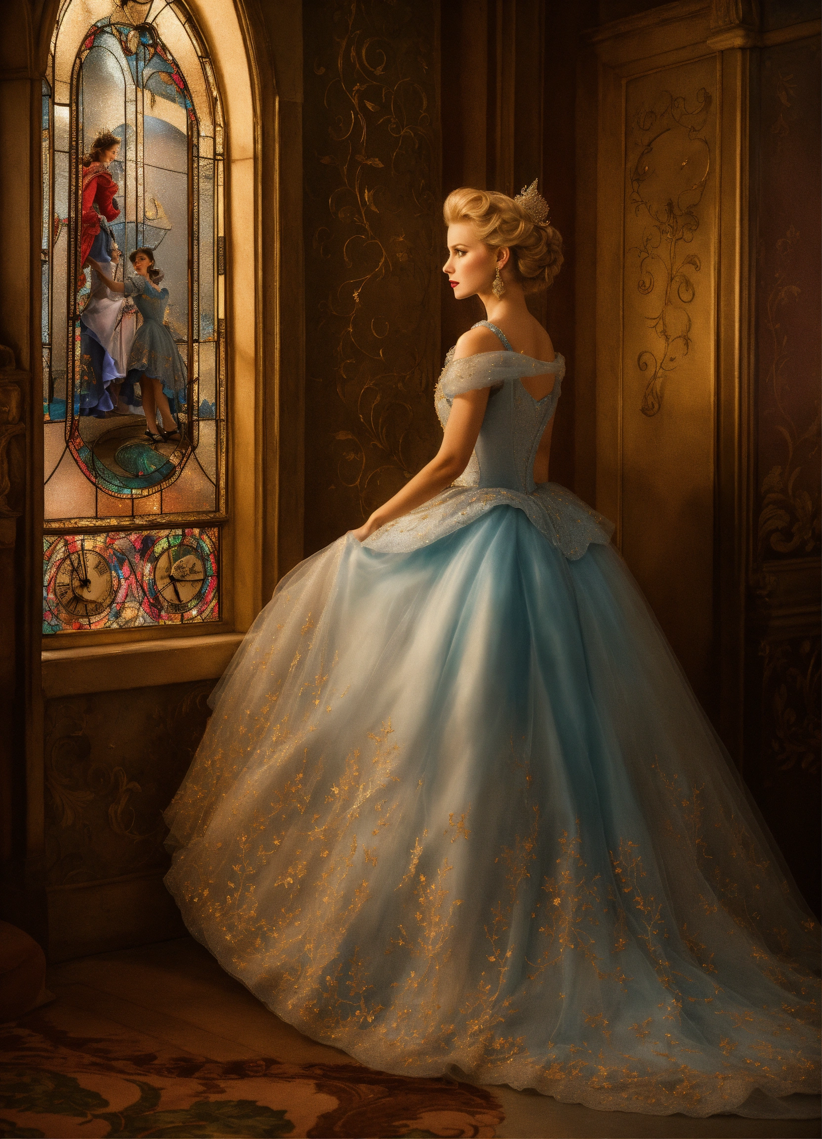 Lexica - As the clock neared midnight, Cinderella remembered her fairy ...