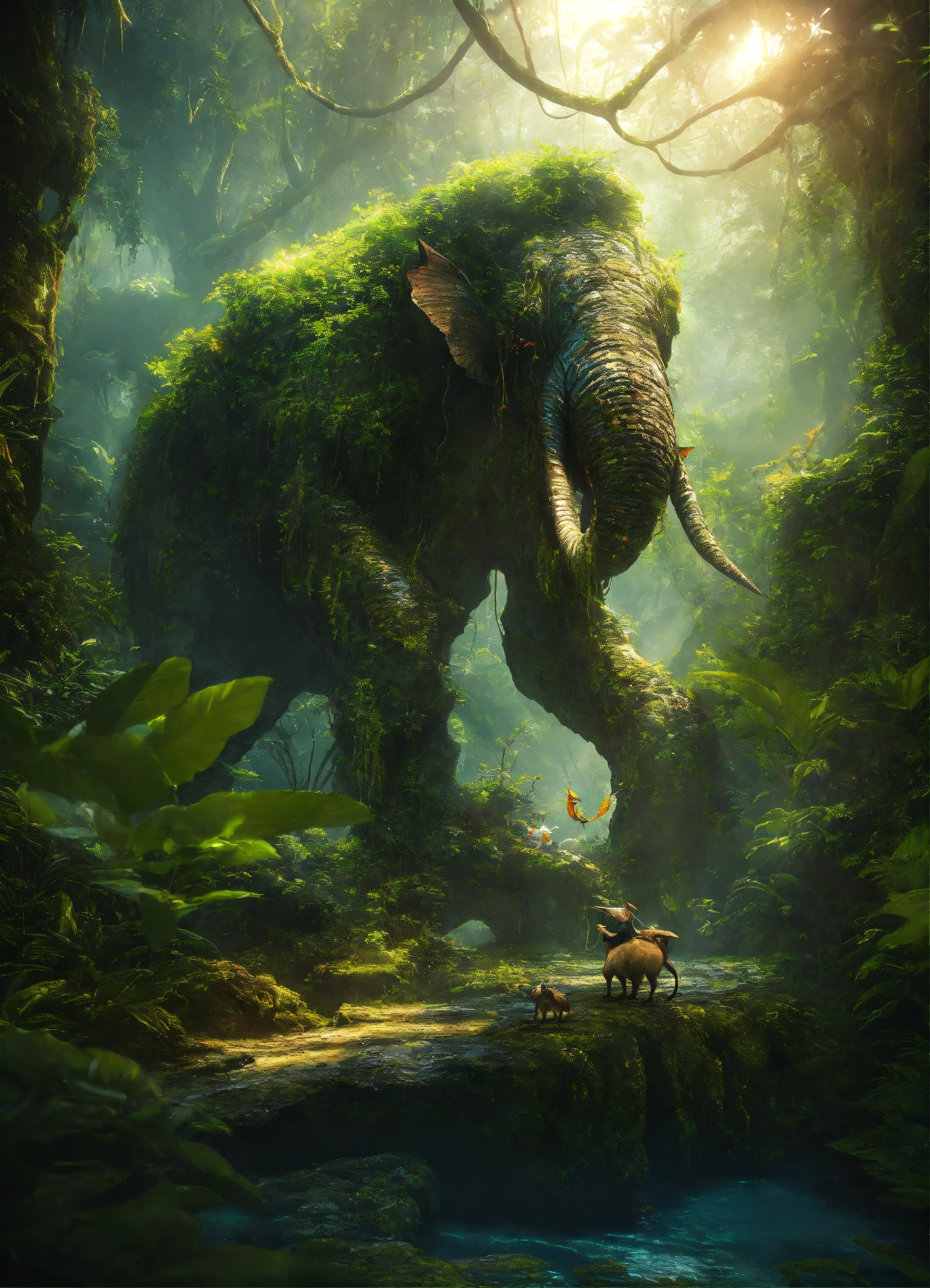 Lexica - Perfect fantasy creapy creature in a magical jungle perfect ...